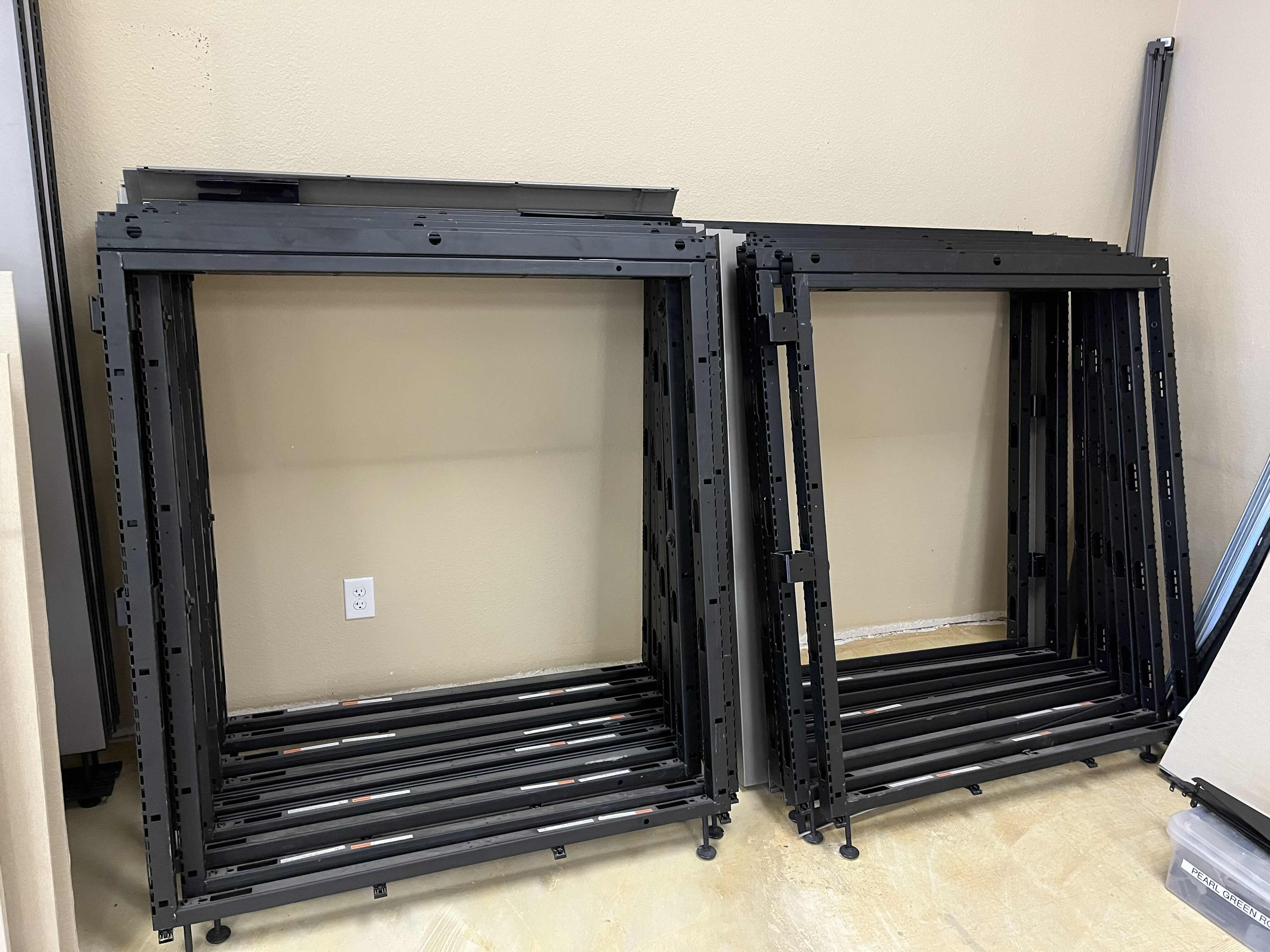 Photo 1 of HERMAN MILLER TAN PANEL CUBICLE PARTITIONS (17) 48” X 57” W 2 GREY PARTITIONS 60” X 84” (READ NOTES)