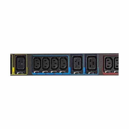 Photo 1 of EATON METERED INPUT RACK PDU L6-30 INPUT 5.76KW MAX 36 C13 & 6 C19 OUTLET GRIP 200V-240V 24A 10” CORD POWER STRIP MODEL EMI104-10