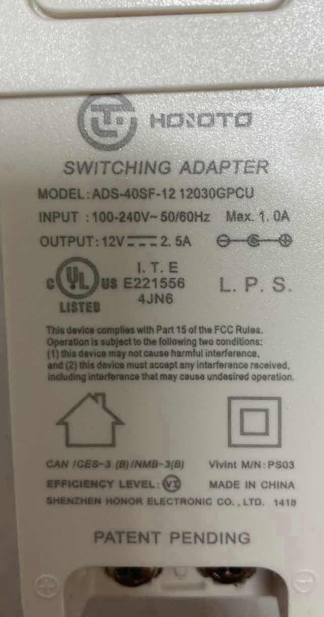 Photo 1 of VIVINT HOME CAMERA SECURITY V-CAM1 (SET OF 3)