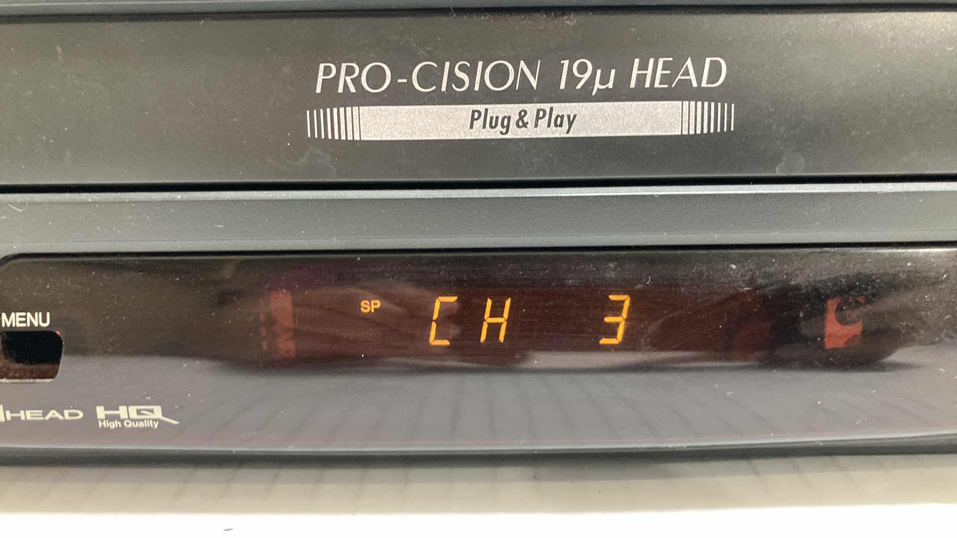 Photo 1 of JVC PLUG & PLAY VHS PLAYER MODEL HR-A43U