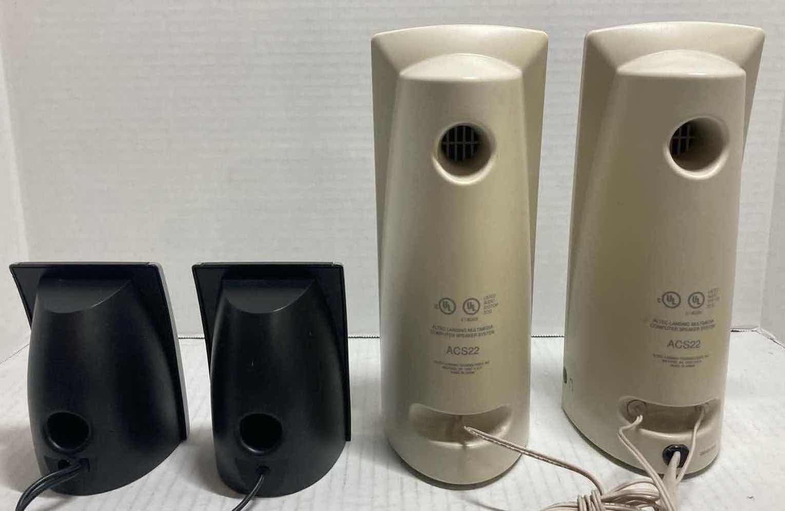 Photo 1 of GATEWAY COMPUTER SPEAKERS MODEL EMC2.0 & ALTEC COMPUTER SPEAKERS MODEL ACD22