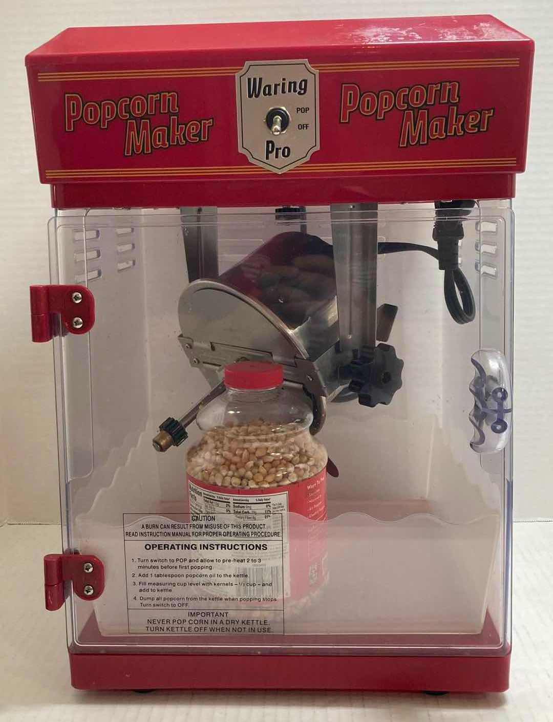 Photo 1 of WARING PRO POP CORN MAKER MACHINE MODEL WPM25