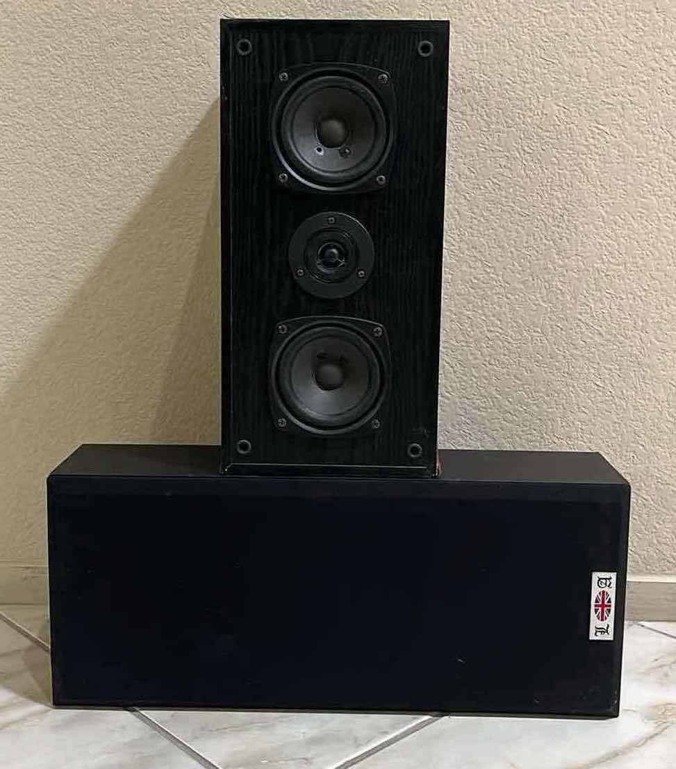 View 1 of KENWOOD LEFT FRONT SPEAKER MODEL KS-401HTL W TITANIUM SUPER BULLET TWEETER SUB WOOFER