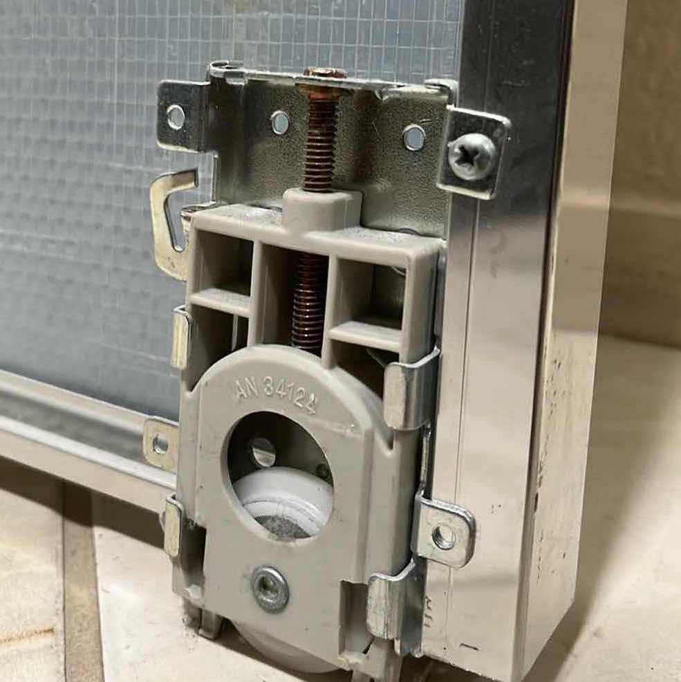 Photo 1 of CHROME FINISH FRAMED MIRRORED CLOSET DOOR 30.25” X 1.75” H78.5”