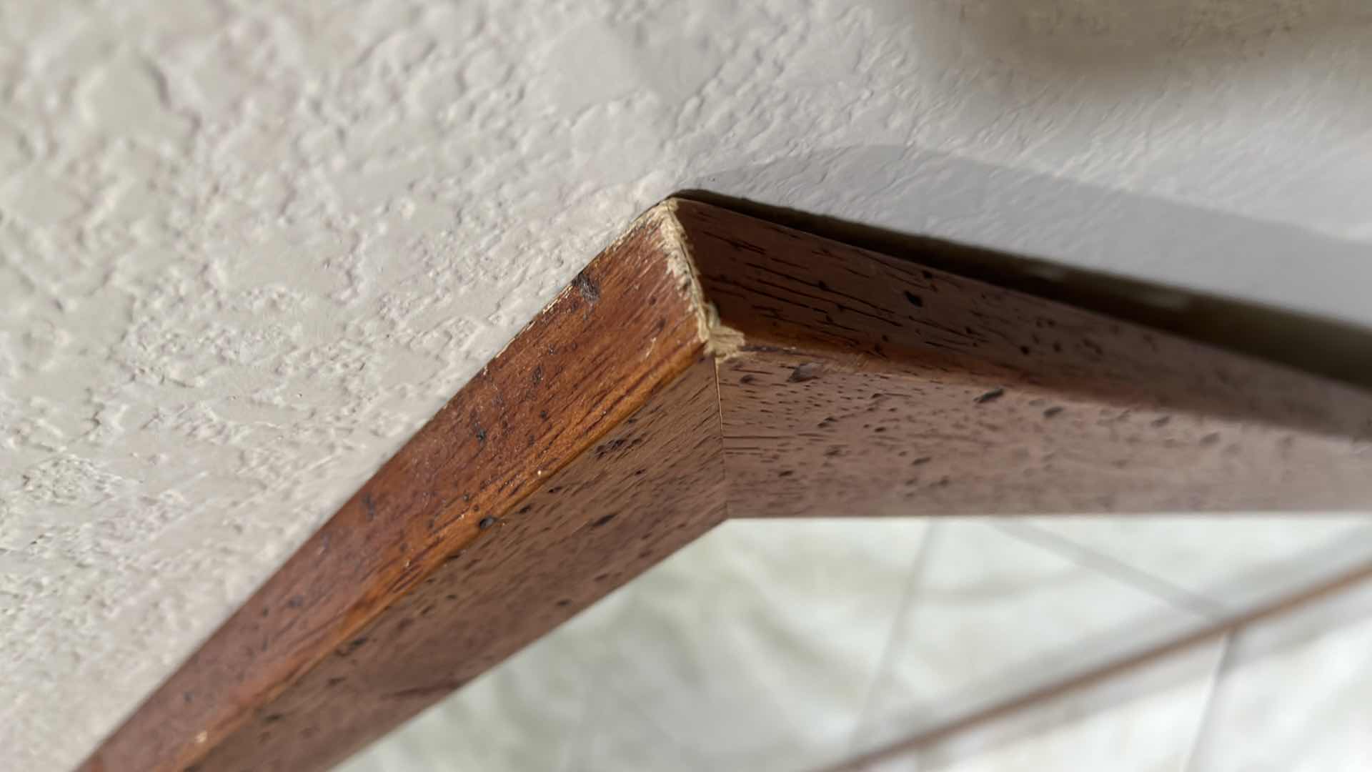 Photo 1 of VINTAGE WOOD FRAMED MIRROR 36” X 39.25”