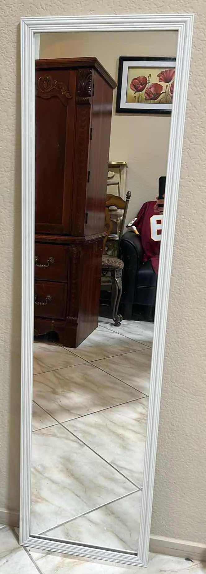 Photo 1 of MAINSTAY WARDROBE MIRROR 13.5” X 49.5” & DANIELLE CREATIONS DOUBLE SIDED WALL MOUNTED MAKEUP MIRROR