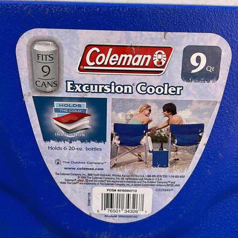Photo 1 of COLEMAN 9QT EXCURSION ICE BOX COOLER
