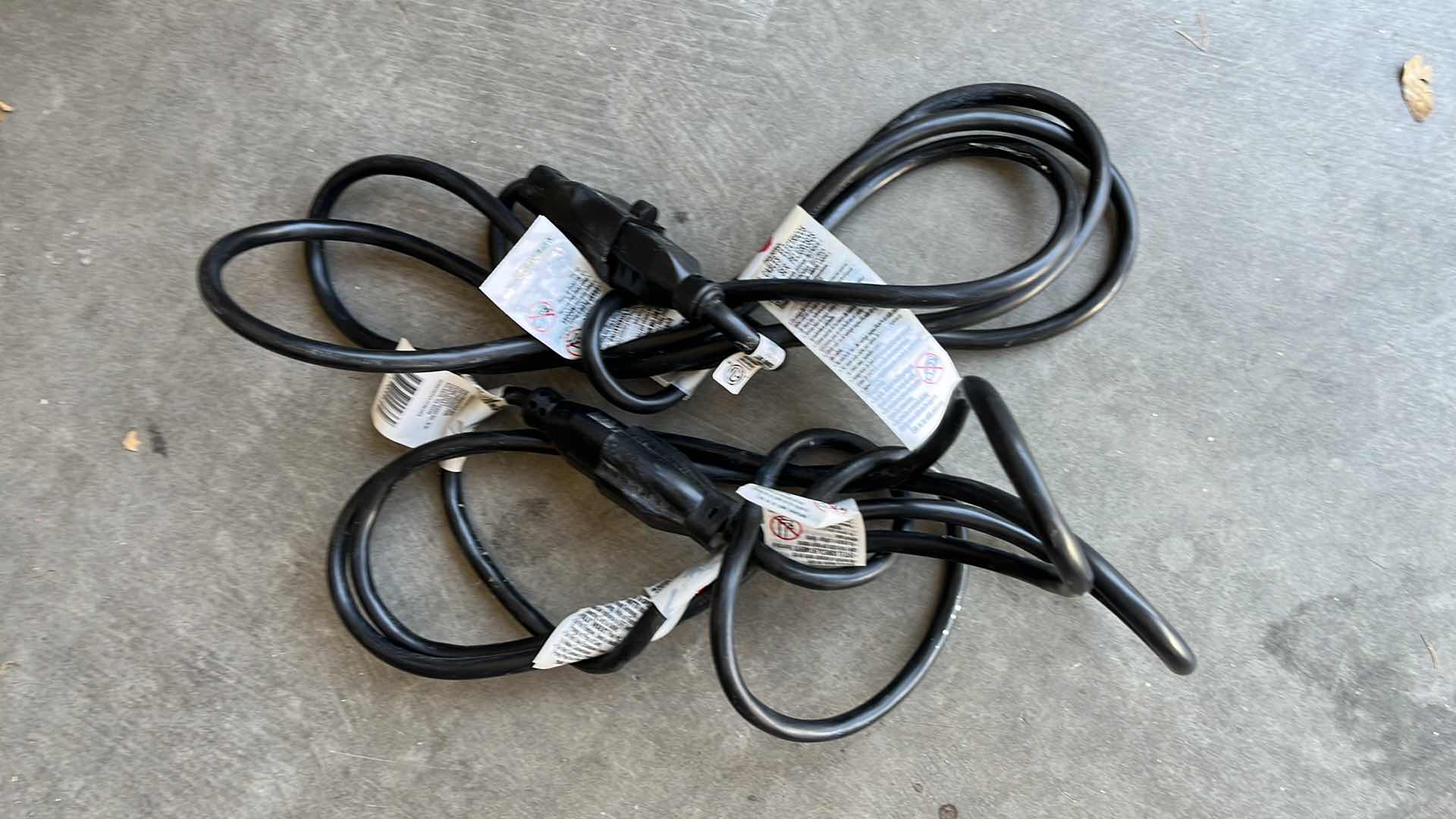 Photo 1 of 6 OUTLET PLUG W 2 8FT EXTENSION CORDS