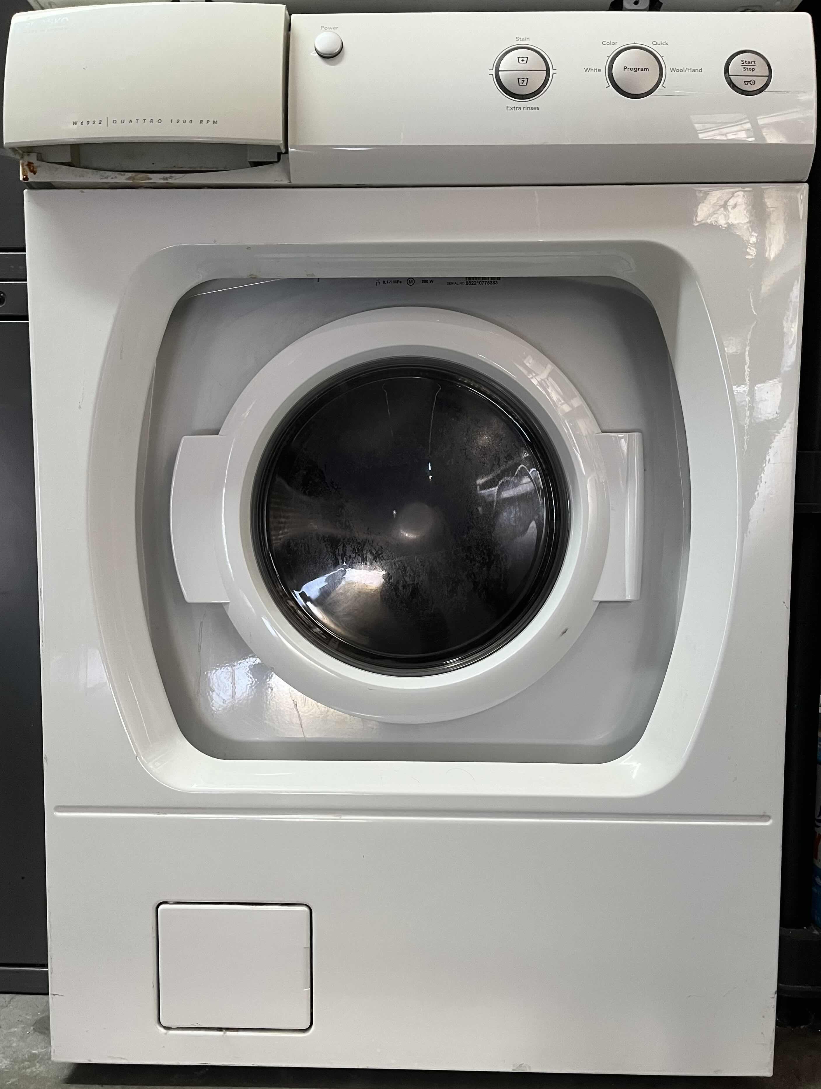 Photo 1 of ASKO QUATTRO 1200RPM COMMERCIAL WASHER 240VOLT MODEL W6022 & ASKO BUTTERFLY COMMERCIAL ELECTRIC DRYER 240VOLT MODEL T702C