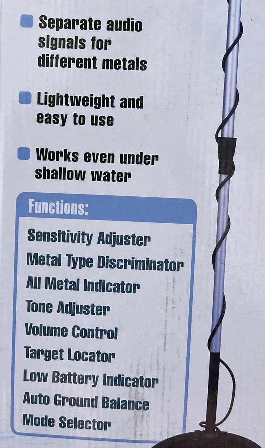 Photo 1 of HARBOR FREIGHT METAL DETECTOR W ARM REST 62307