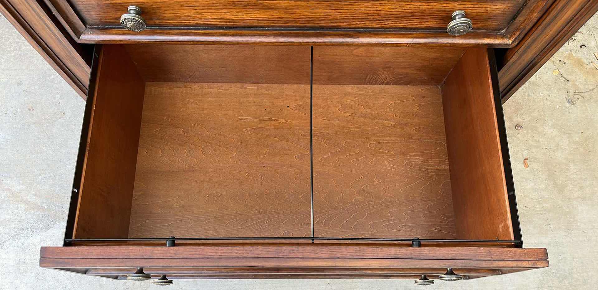 Photo 1 of SHENANDOAH VALLEY FURNITURE MAHOGANY FINISH WOOD 2 DRAWER FILE CABINET 36” X 20” H30.25”