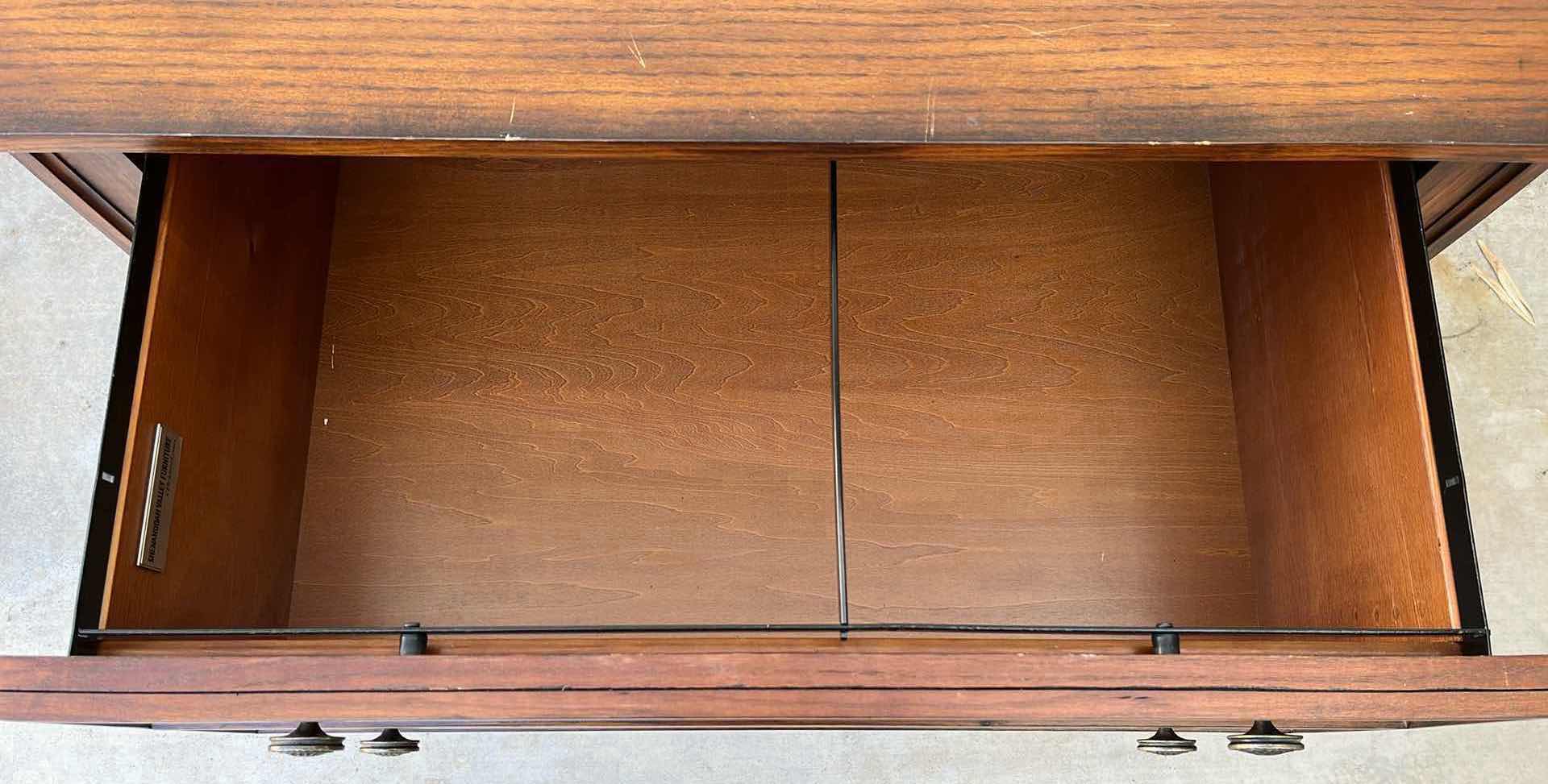 Photo 1 of SHENANDOAH VALLEY FURNITURE MAHOGANY FINISH WOOD 2 DRAWER FILE CABINET 36” X 20” H30.25”