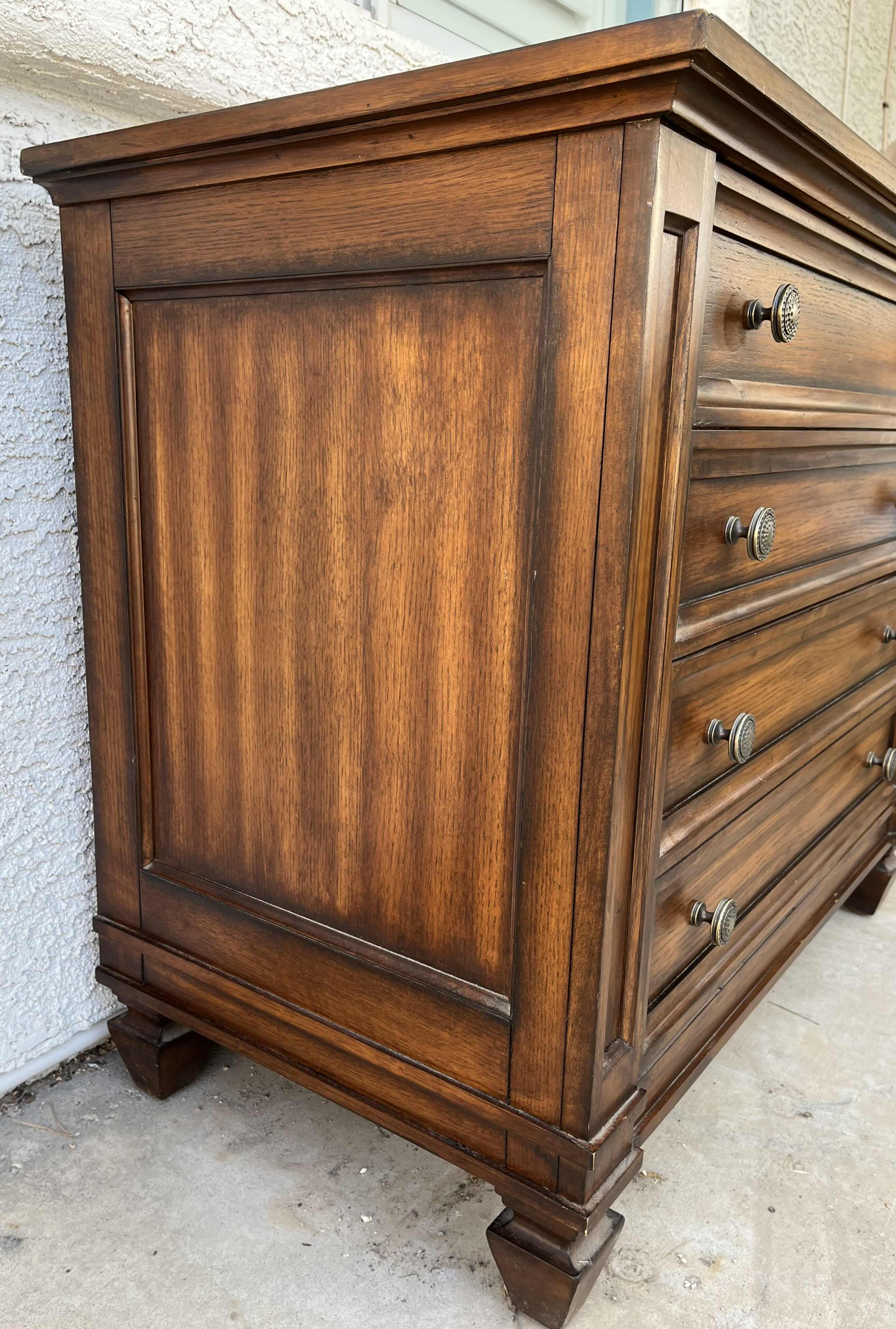Photo 1 of SHENANDOAH VALLEY FURNITURE MAHOGANY FINISH WOOD 2 DRAWER FILE CABINET 36” X 20” H30.25”