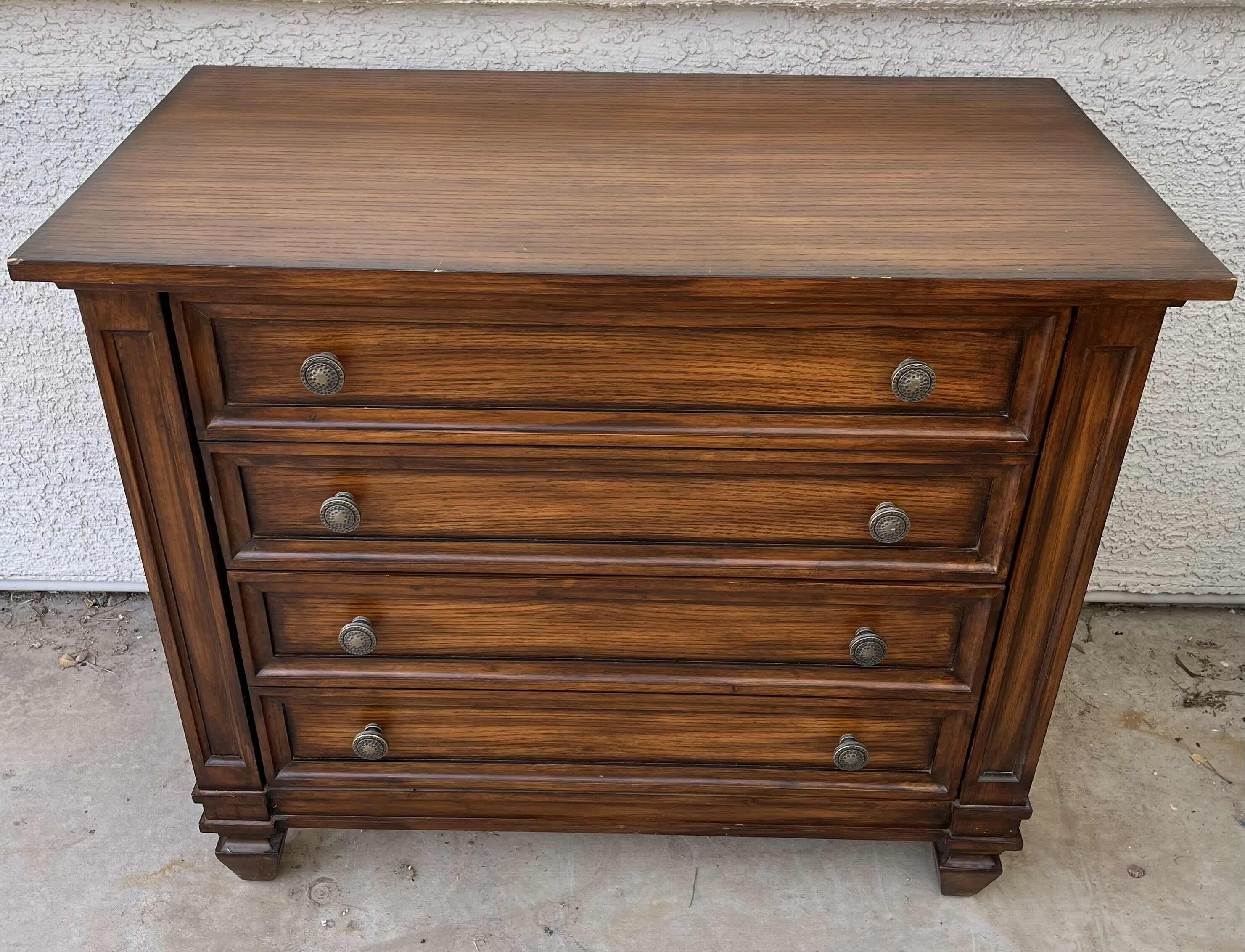 Photo 1 of SHENANDOAH VALLEY FURNITURE MAHOGANY FINISH WOOD 2 DRAWER FILE CABINET 36” X 20” H30.25”