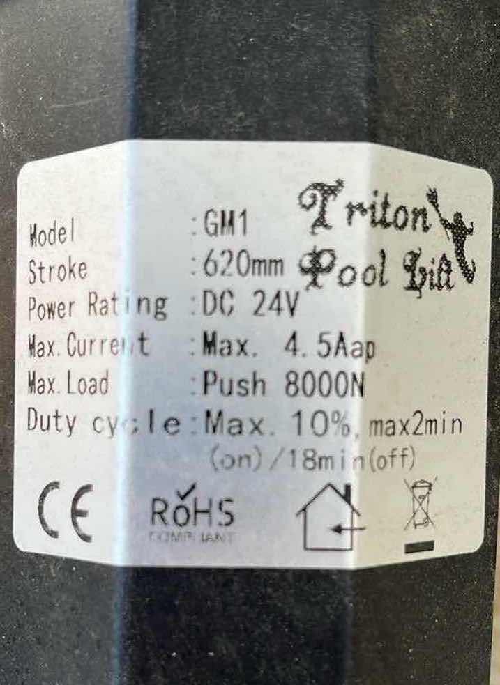 Photo 1 of TRITON STAINLESS STEEL POOL LIFT MODEL GM1