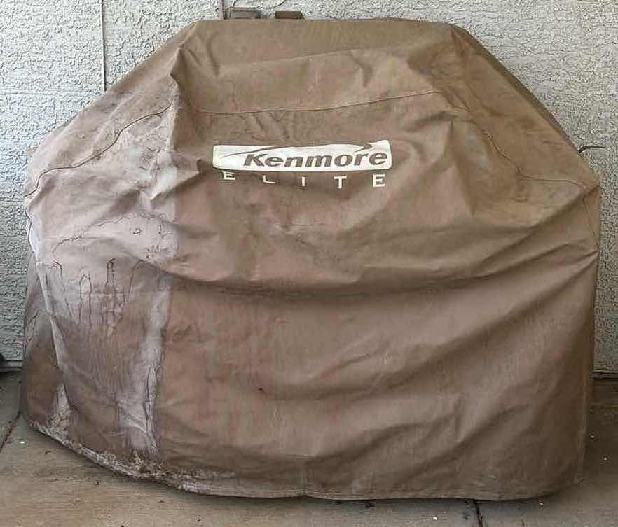 Photo 1 of KENMORE STAINLESS STEEL & BLACK 4 BURNER PROPANE GAS GRILL BBQ MODEL 146.16222010 W BBQ ACCESSORIES