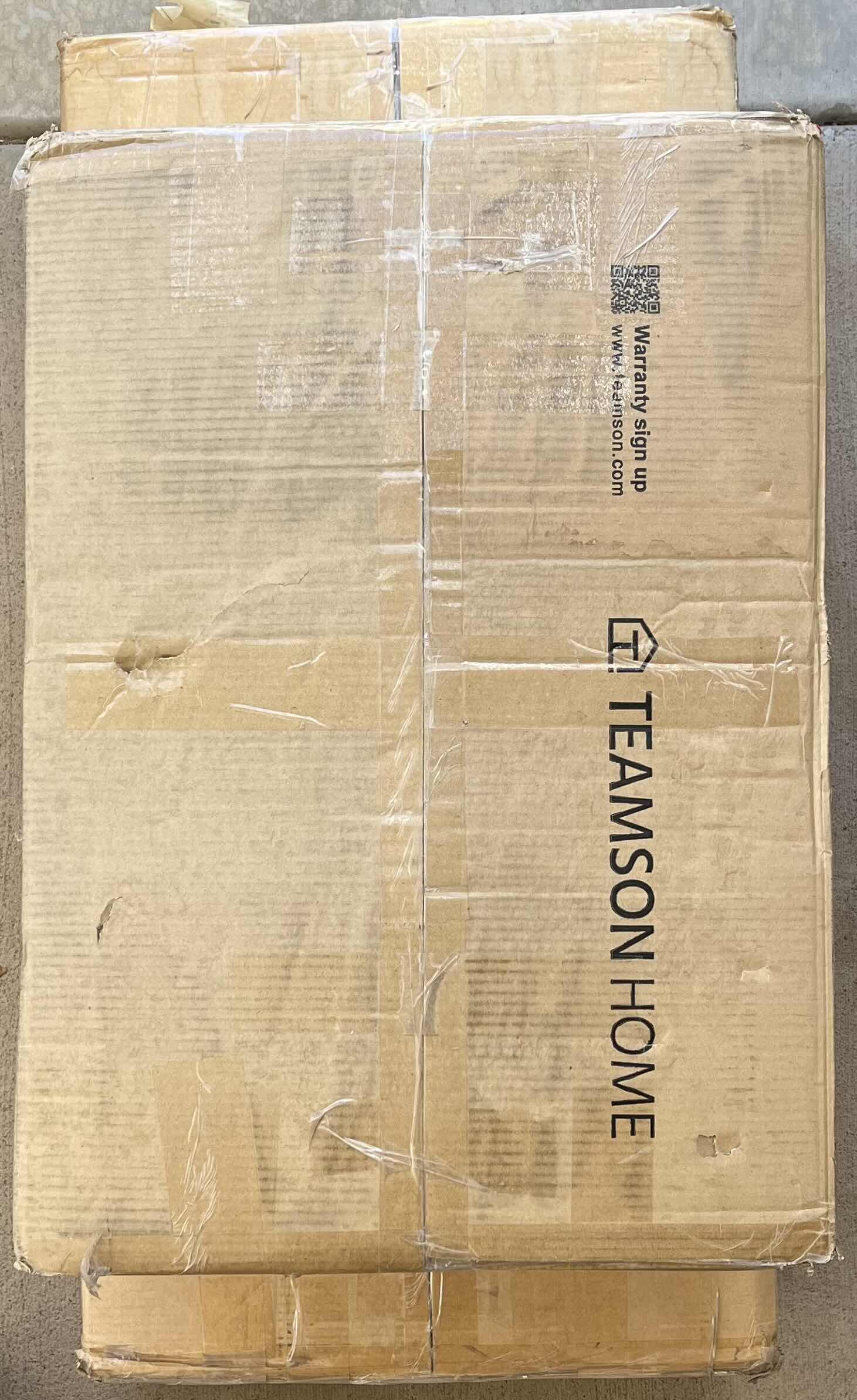 Photo 1 of TEAMSON HOME ST JAMES COLLECTION WHITE FINISH 2 DOOR 2 DRAWER CABINET MODEL ELG-592