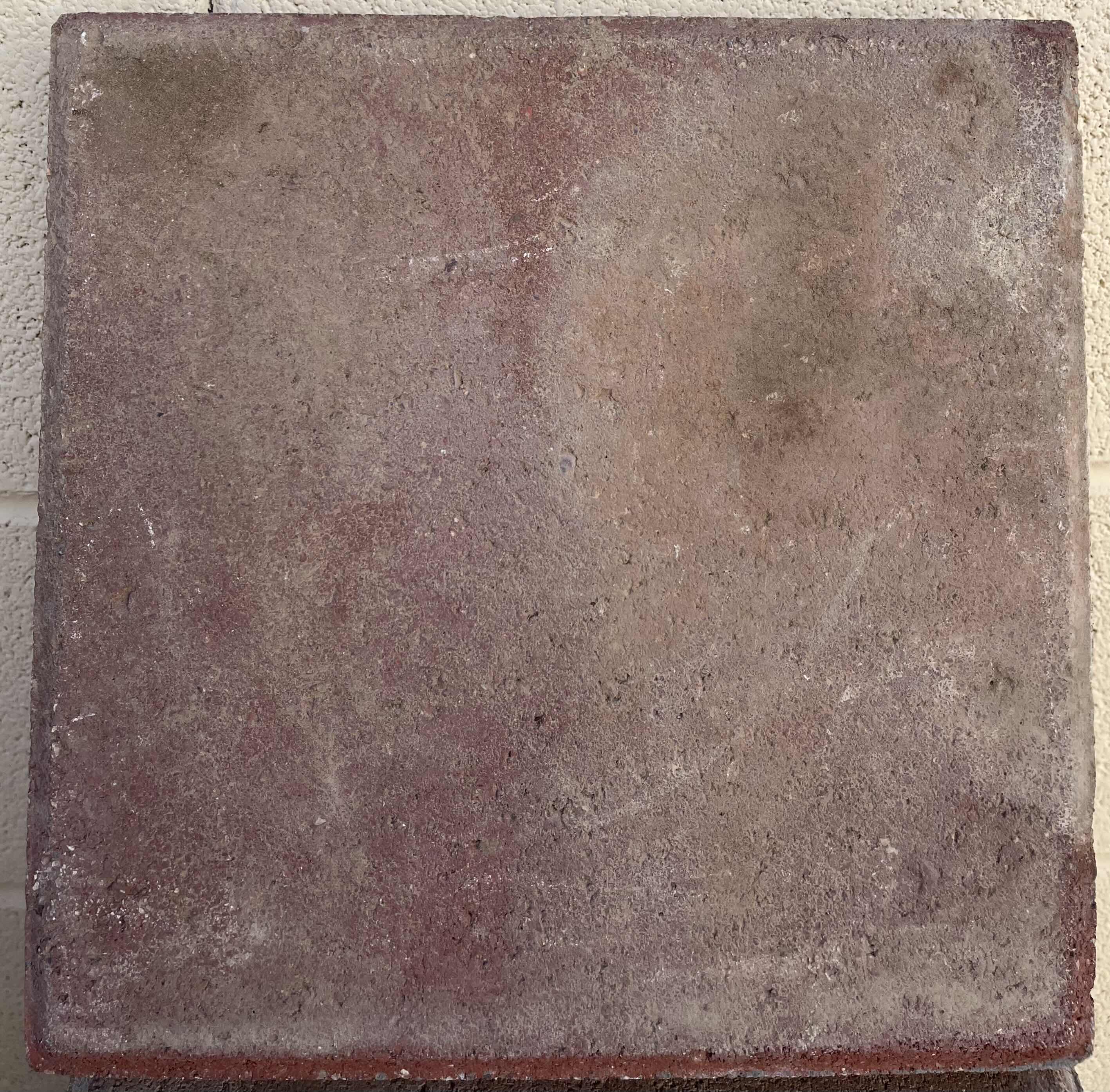 Photo 1 of CONCRETE RED FINISH PAVERS (22) 12” X 12”
