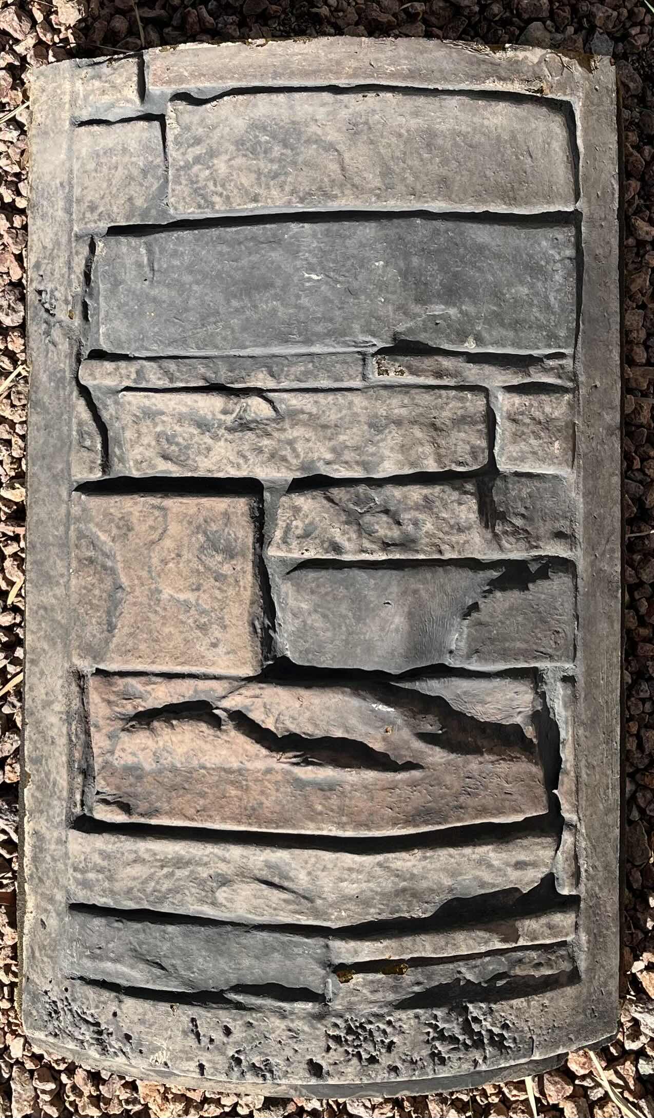 Photo 1 of BRICK WALL FINISH FLAT (6) & CURVED (4) FIBERGLASS PANELS 71.5” X 1” H22.5” & 14” X 1” H22.5”