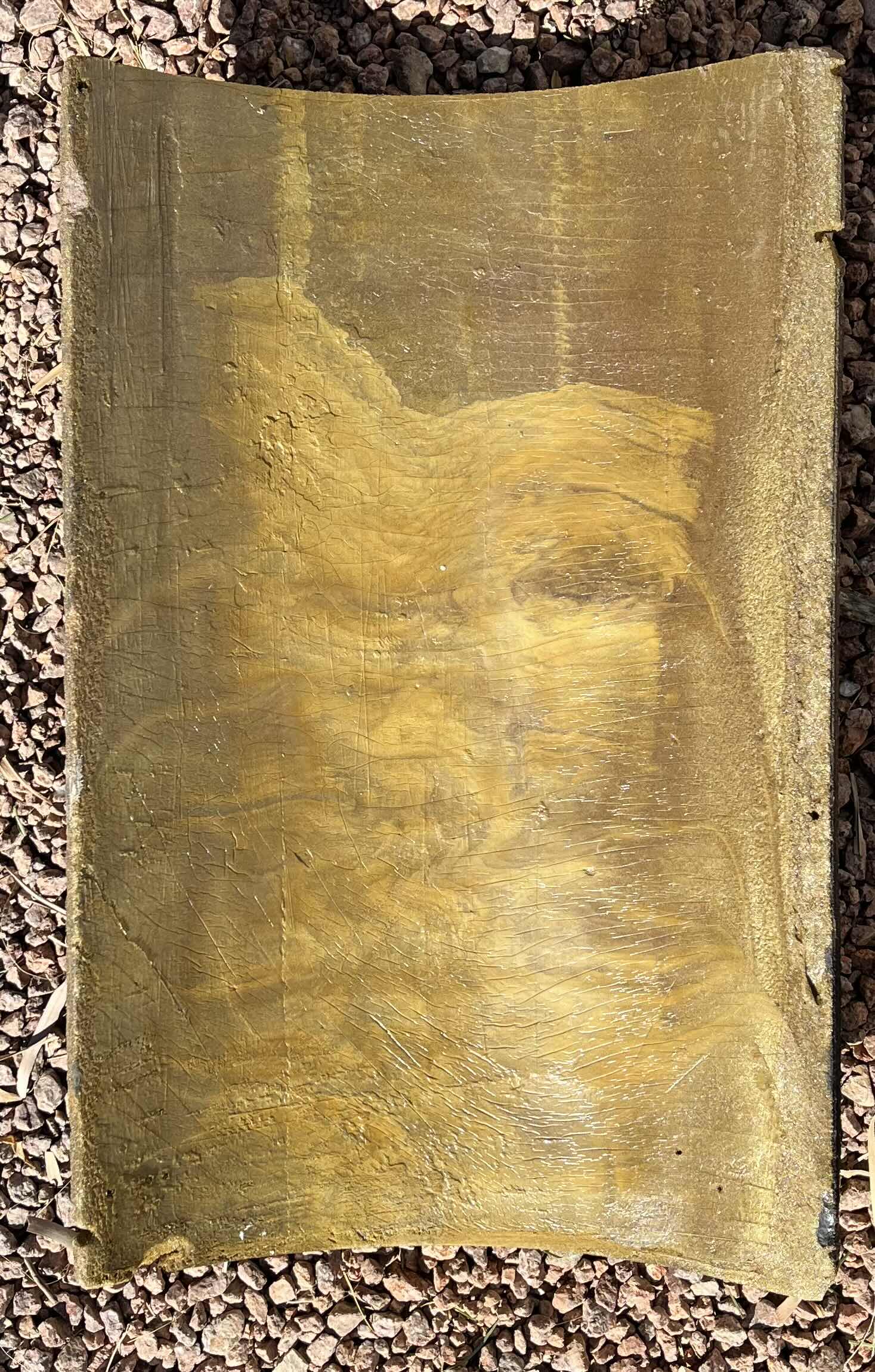 Photo 1 of BRICK WALL FINISH FLAT (6) & CURVED (4) FIBERGLASS PANELS 71.5” X 1” H22.5” & 14” X 1” H22.5”