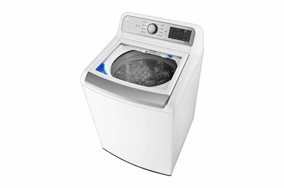 Photo 1 of LG TURBO WASH 3D TECH MEGA CAPACITY 5.5CUFT TOP LOAD SMART WASHER MODEL WT7400CW (READ NOTES)
