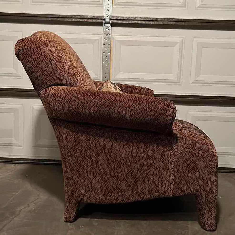 Photo 1 of CHEETAH PRINT UPHOLSTERED ACCENT CHAIR 37” X 38” H36.5”