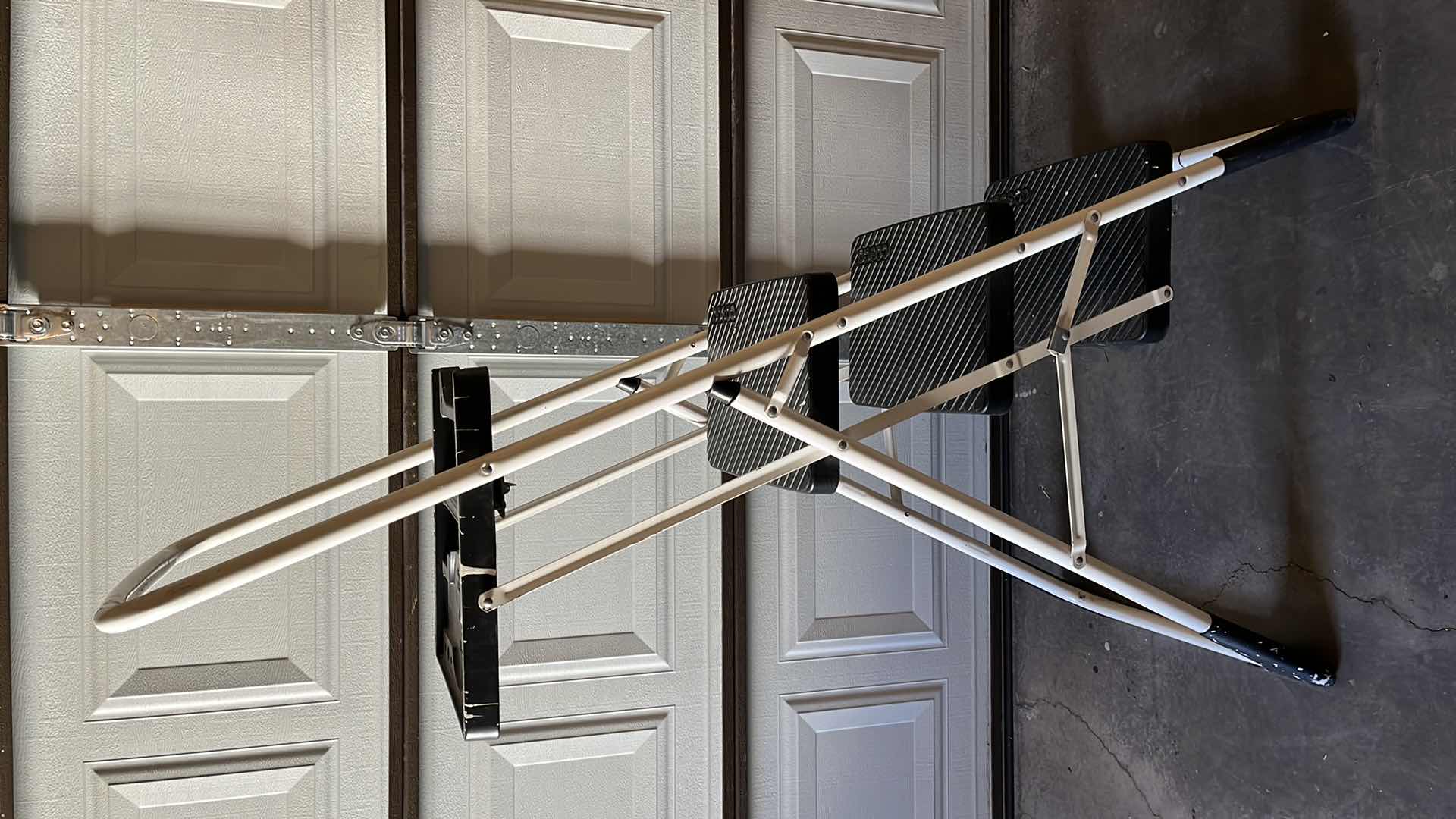 Photo 1 of COSCO TRI-STEP LADDER W WORK PLATFORM 17.5” X 28.5” H55” MODEL 11-740