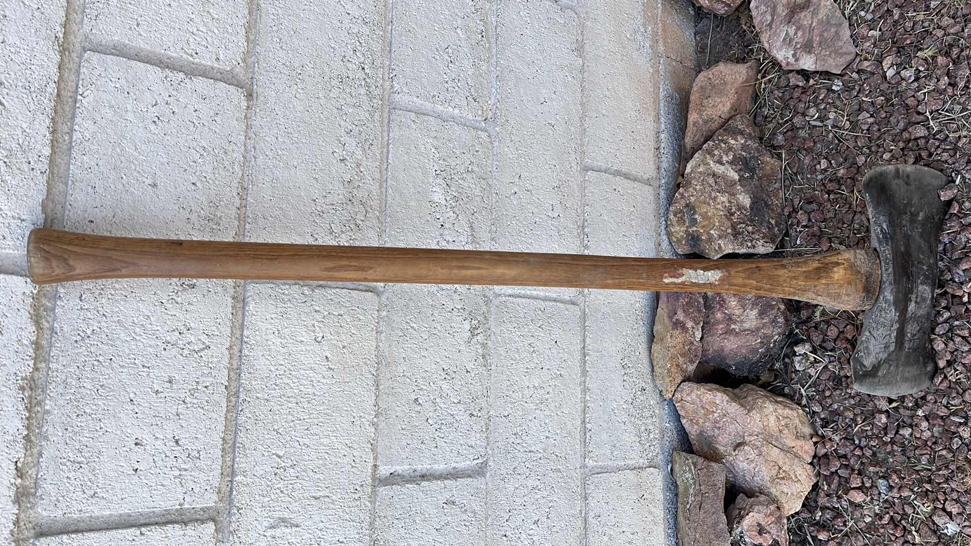 Photo 1 of DOUBLE SIDED 36” WOOD HANDLE AXE