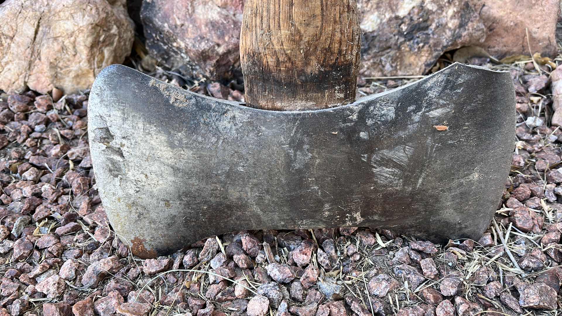 Photo 1 of DOUBLE SIDED 36” WOOD HANDLE AXE