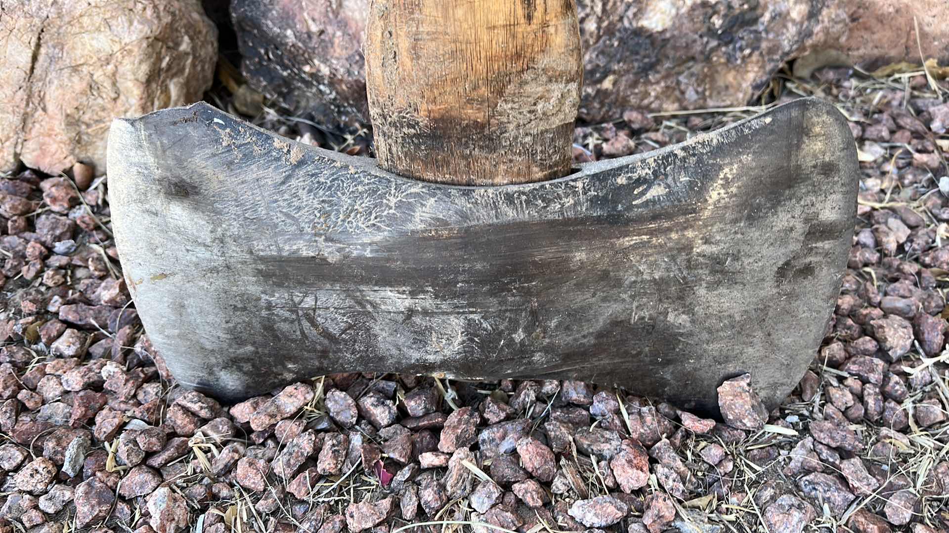 Photo 1 of DOUBLE SIDED 36” WOOD HANDLE AXE