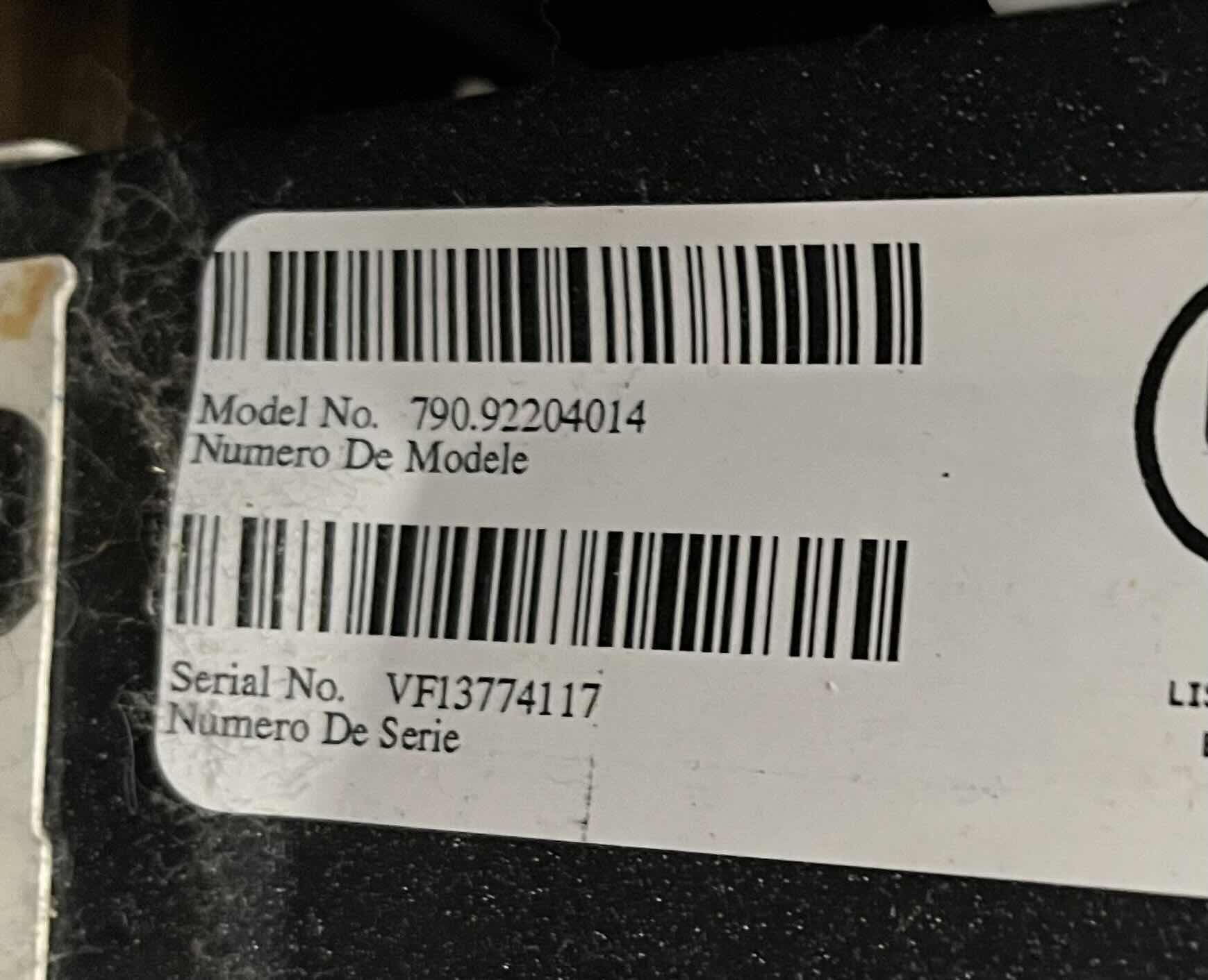 Photo 1 of KENMORE WHITE FINISH 240V 4 BURNER ELECTRIC STOVE RANGE MODEL 790.92204014 (READ NOTES)