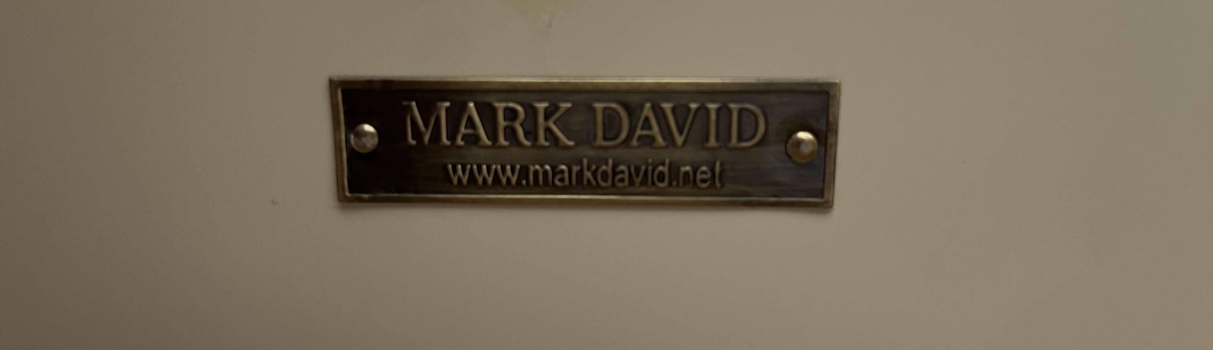 Photo 1 of MARK DAVID DARK WALNUT & WHITE FINISH CONSOLE TABLE 54” X 14” H30”