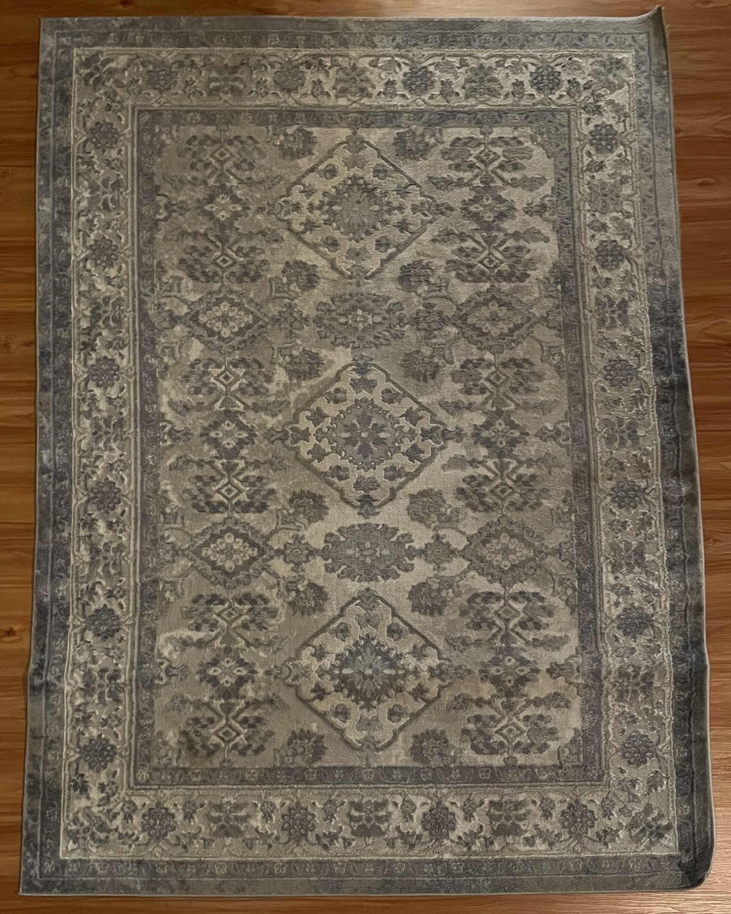 Photo 1 of HOME MATRIX BAZAAR ELEGANCE GREY AREA RUG 5.2’ X 7.2’