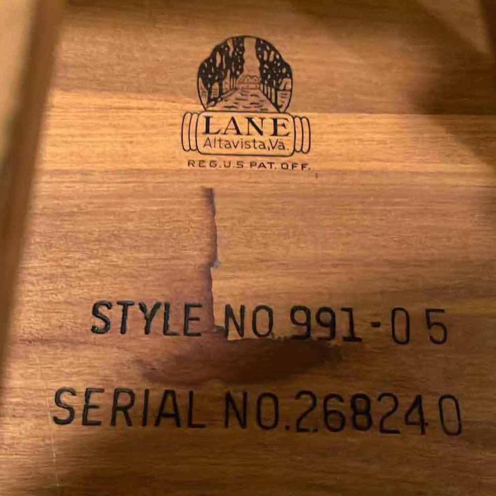 Photo 1 of LANE ALTAVISTA,VA FURNITURE WALNUT WOOD ACCENT TABLE 30” X 20” H19”