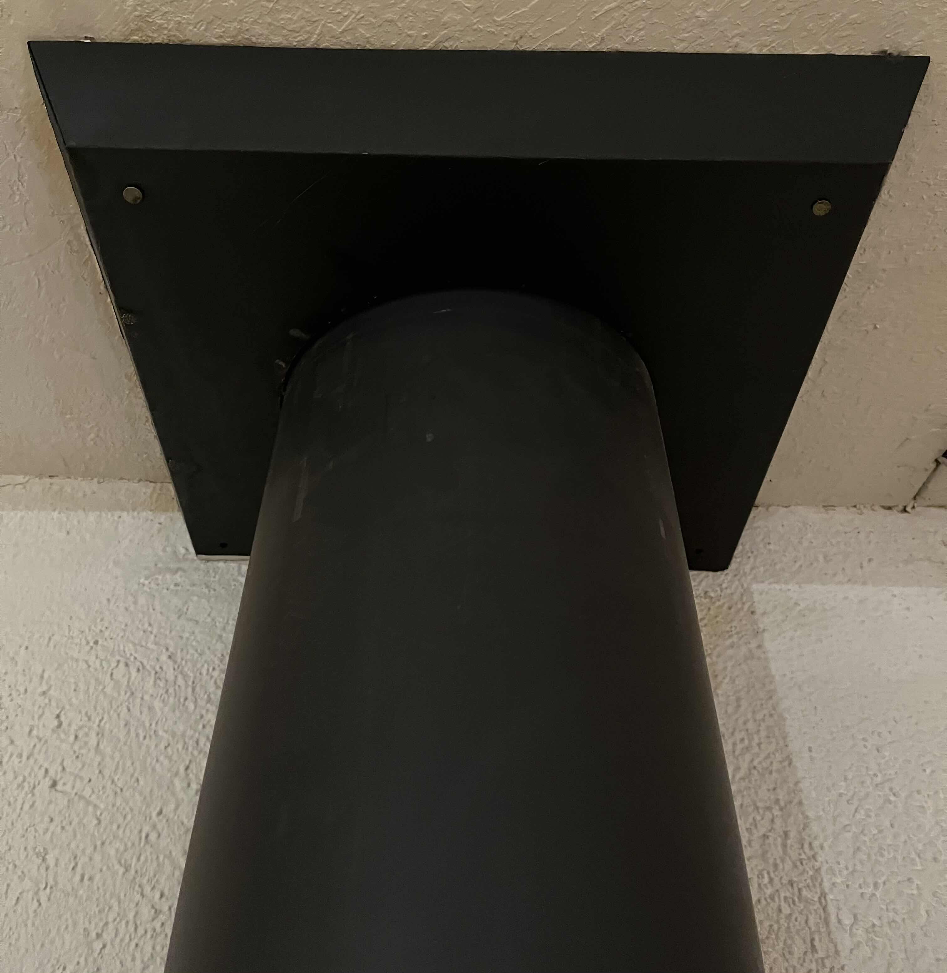 Photo 1 of MAJESTIC MATTE BLACK STEEL MID-CENTURY FIREPLACE 37.25” X 28.25” H90” (READ NOTES)