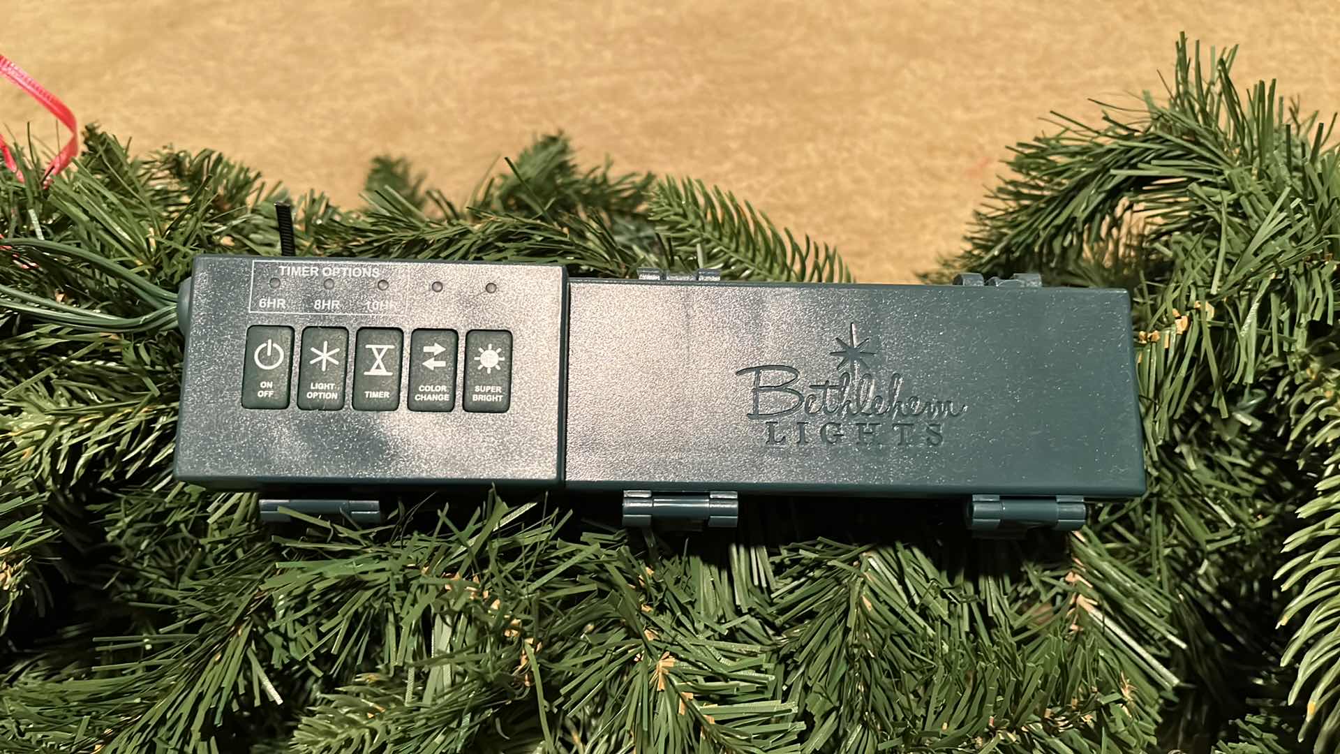 Photo 1 of BETHLEHEM LIGHTS MULTI-FUNCTION LED LIGHT GARLAND 7” X 96”