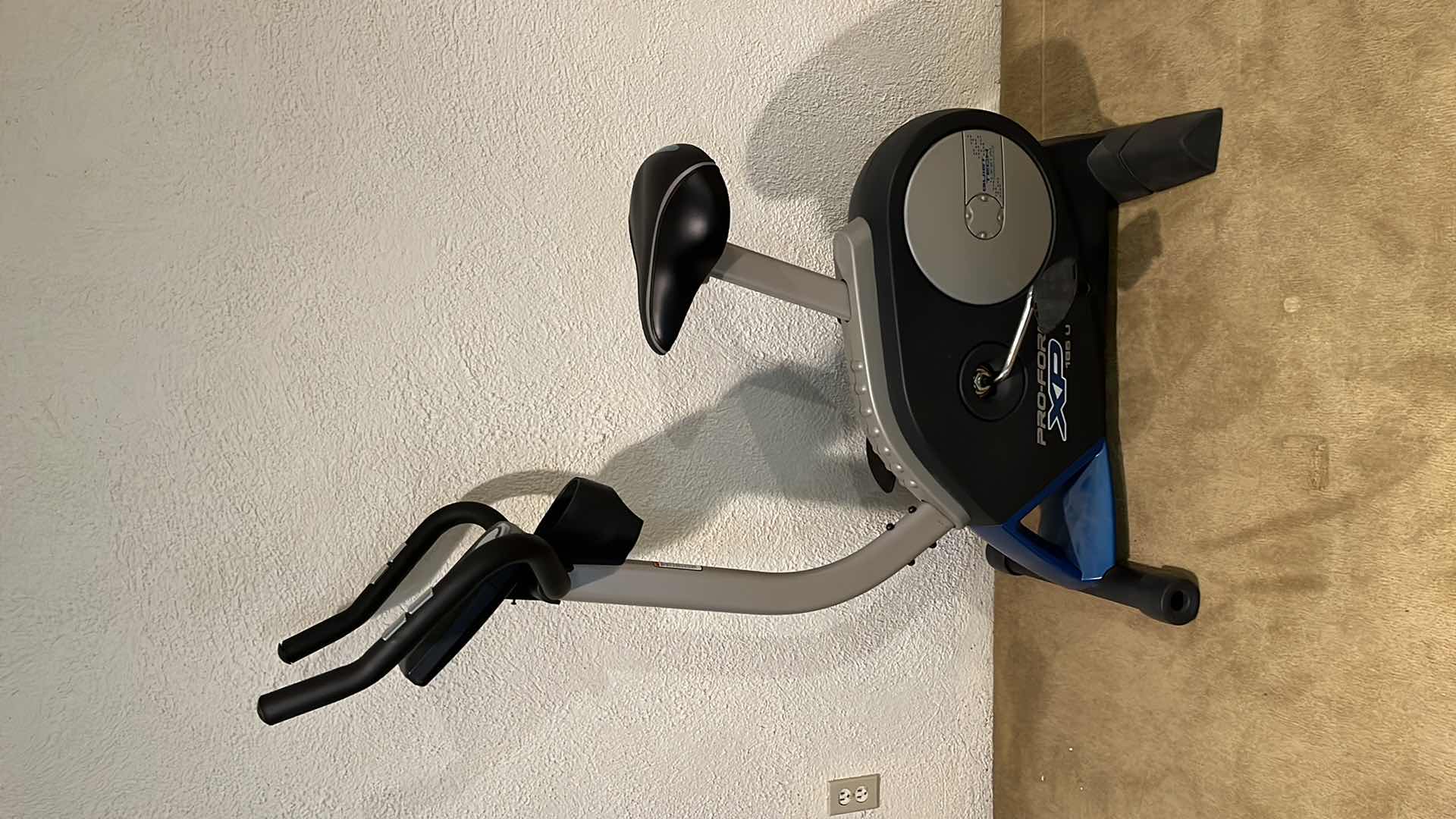 Photo 1 of PRO-FORM QUIET TECH DIGITAL RESISTANCE XP 185U STATIONARY EXERCISE BIKE (READ NOTES)