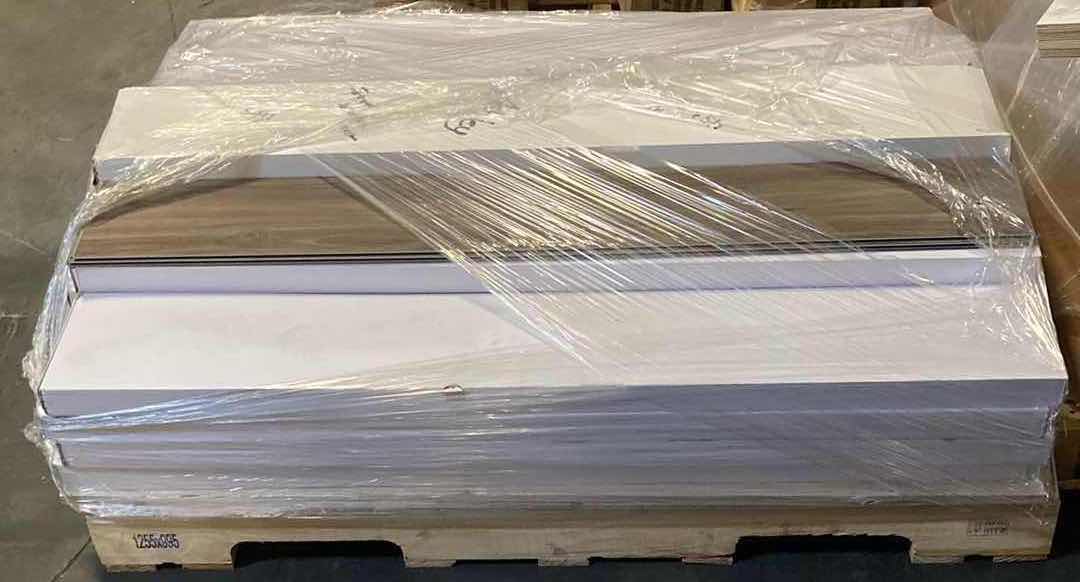 Photo 1 of SHAW CINNAMON WALNUT WOOD FINISH SNAP IN VINYL FLOORING 7” X 48” (18.91SQFT PER CASE/23CASES APPROX 434.93SQFT TOTAL)