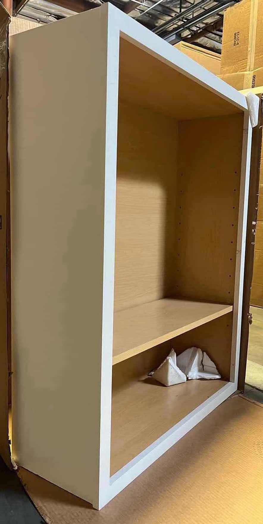 Photo 1 of ARISTOKRAFT CABINETRY BRELLIN STYLE WHITE FINISH PURESTYLE LAMINATE BUILD IN SHELF W3342B 33” X 12” H42” (READ NOTES)