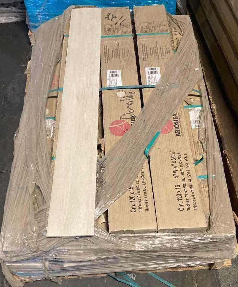 Photo 1 of ARIOSTEA FLOORING ROVERE SABBIA ANTICATO FINISH PORCELAIN PLANK TILE 5” X 47” (15.50SQFT PER CASE/17CASES APPROX 263.5SQFT TOTAL)