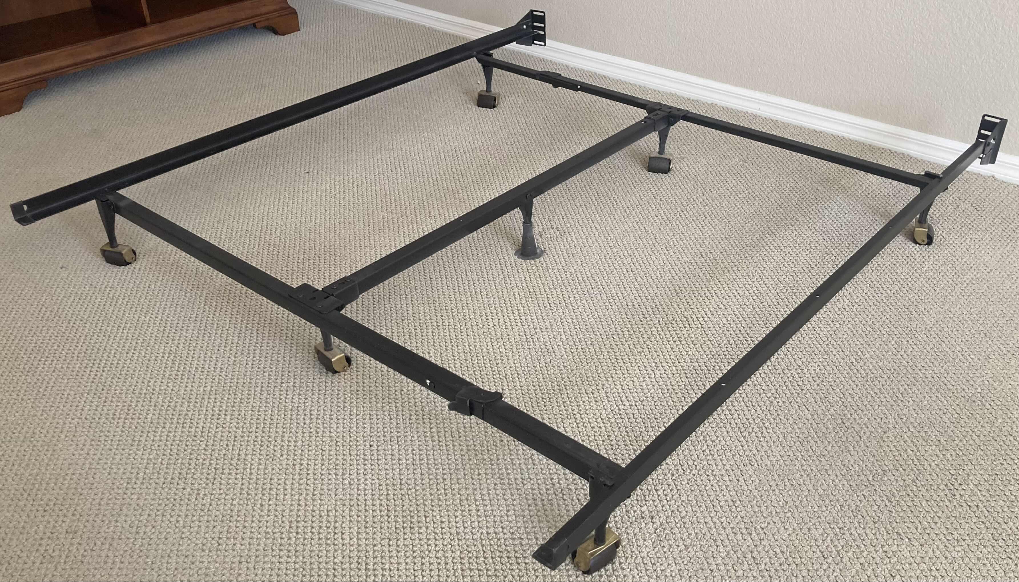 Photo 1 of BLACK METAL QUEEN SIZE BED FRAME 60.4” X 70.75” H9.25”