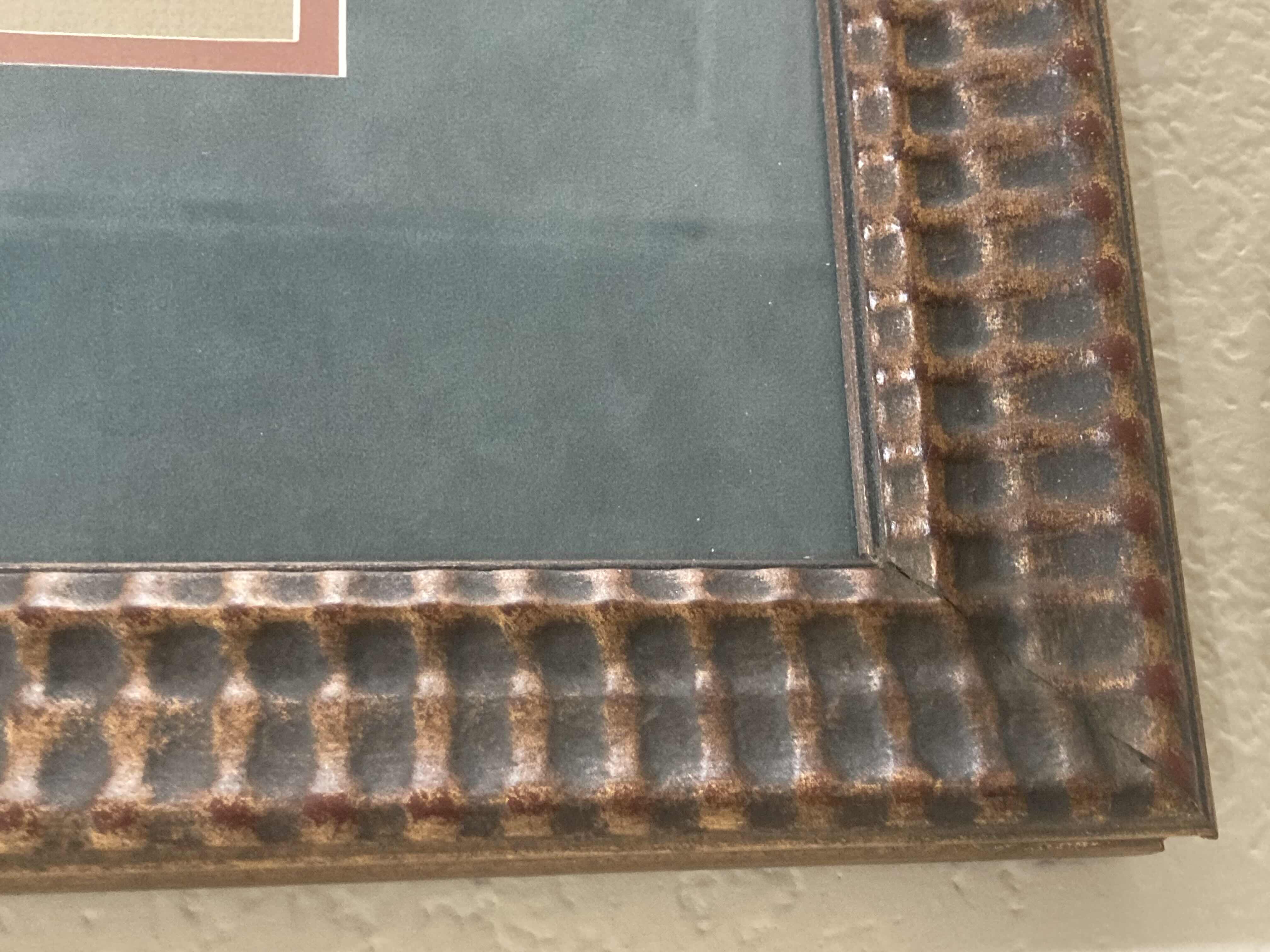 Photo 1 of “THE LUNCH” PAINTING REPRINT BY CLAUDE MONET FRAMED WALL ART 42.25 X 33.5”