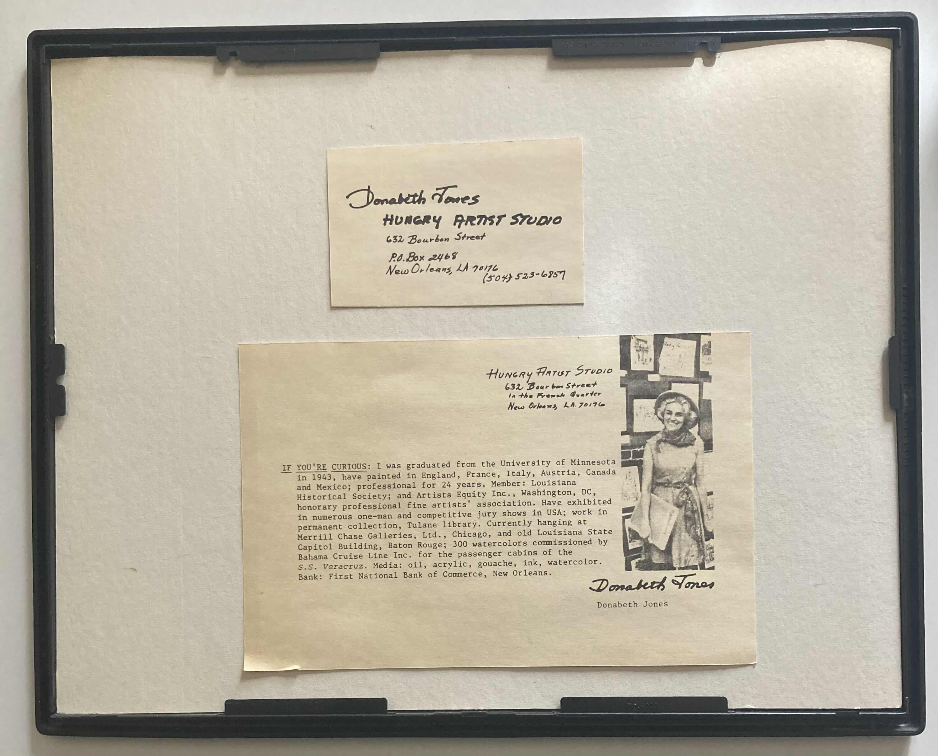 Photo 1 of “BREAKFAST AT BRENNON’S” ORIGINAL WATERCOLOR SKETCH PAINTING SIGNED BY DONABETH JONES FRAMED WALL ART 15” X 12”