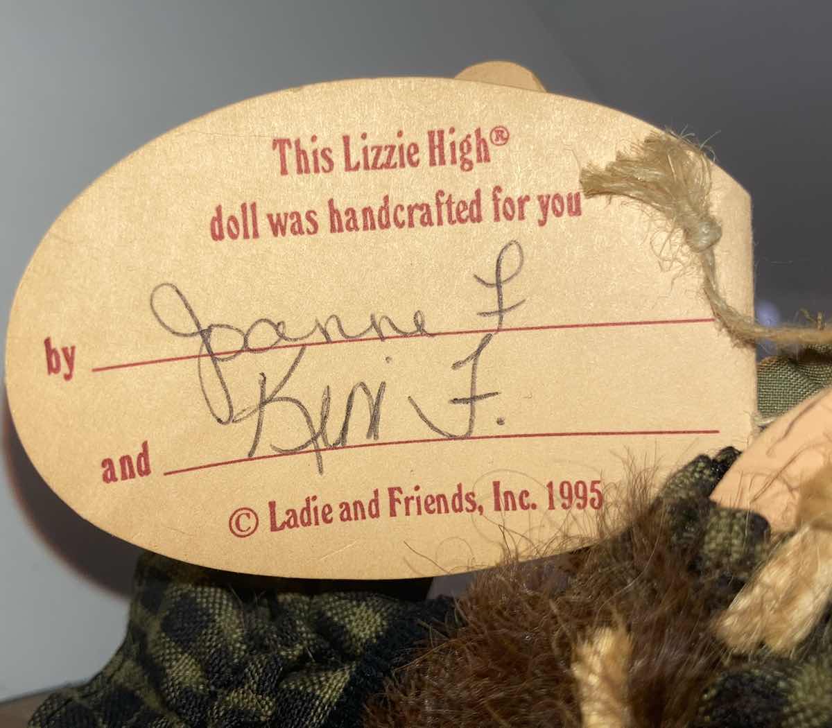 Photo 1 of LIZZIE HIGH THE LITTLE ONES “LOVE SUNFLOWERS” HANDCRAFTED WOODEN DOLL H6.25”