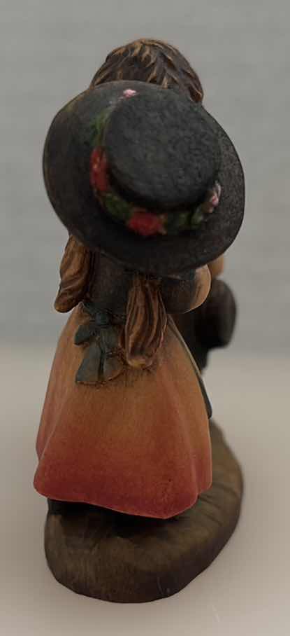 Photo 6 of ANRI MADE IN ITALY FERRANDIZ “COURTING” HANDCARVED WOOD FIGURINE 1.5” X 3” H3.25”