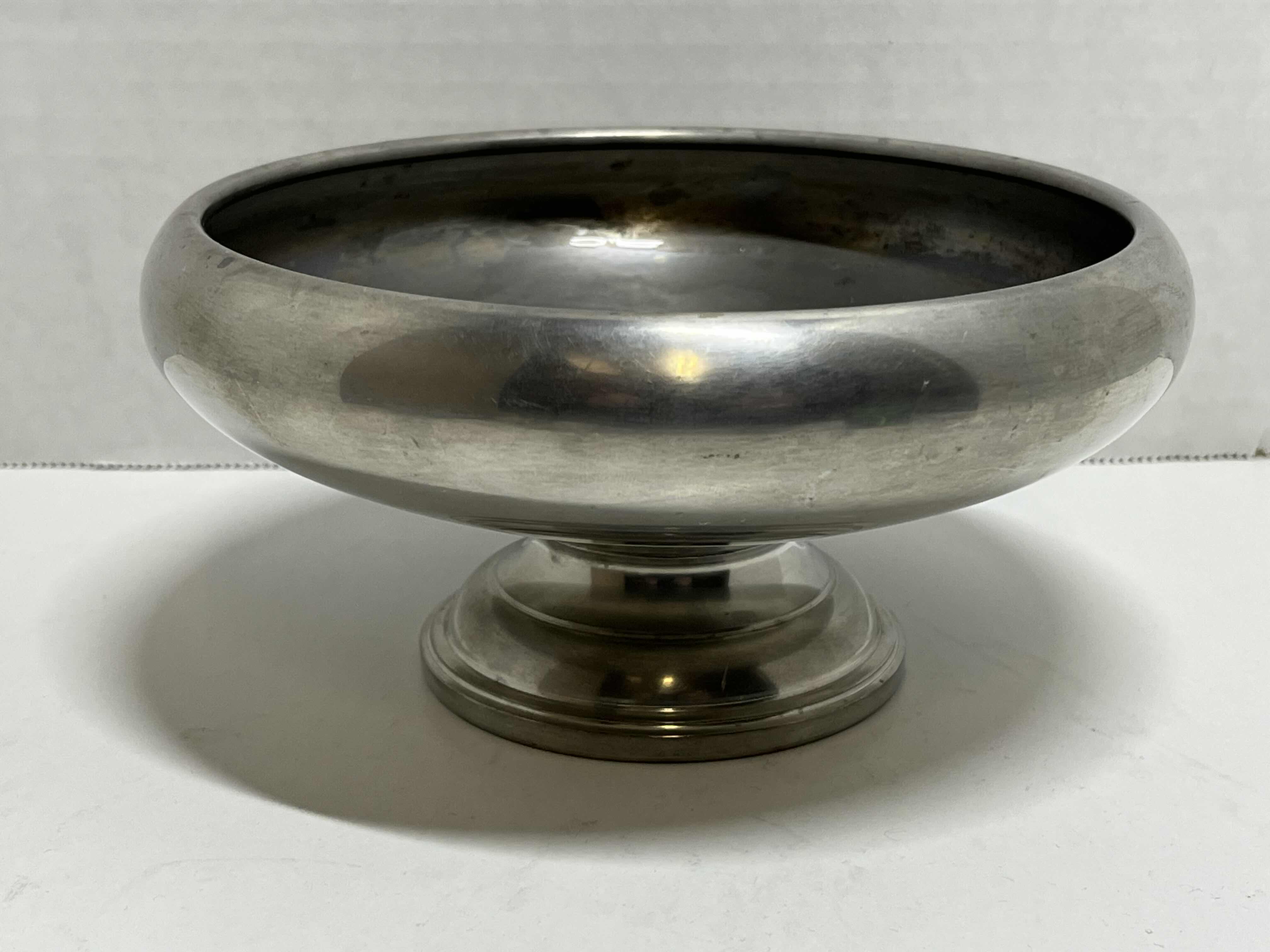 Photo 7 of HOLLAND PEWTER TEA CUPS (2) W PEWTER CANDY DISH 7” X 3.25”