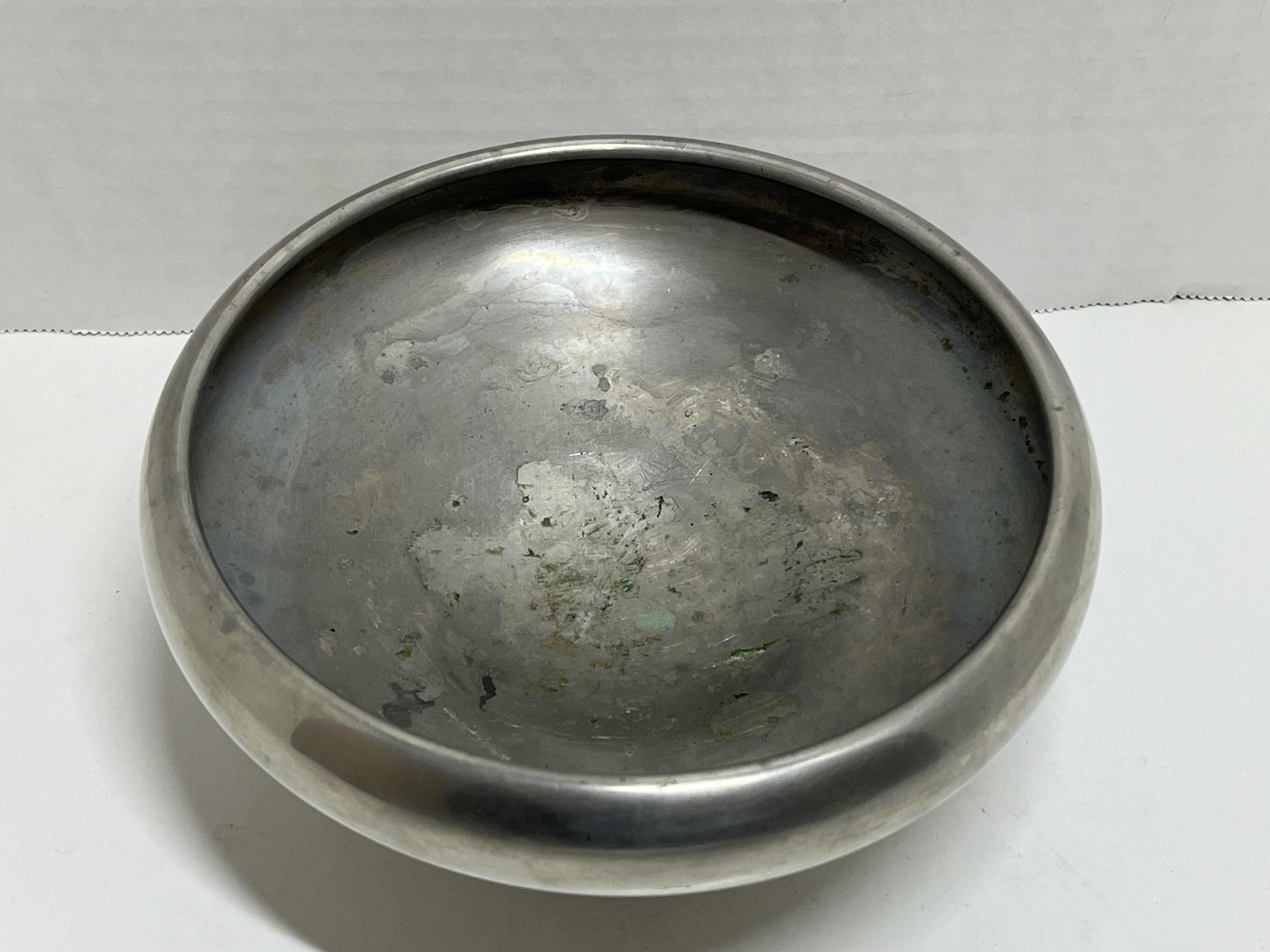 Photo 8 of HOLLAND PEWTER TEA CUPS (2) W PEWTER CANDY DISH 7” X 3.25”