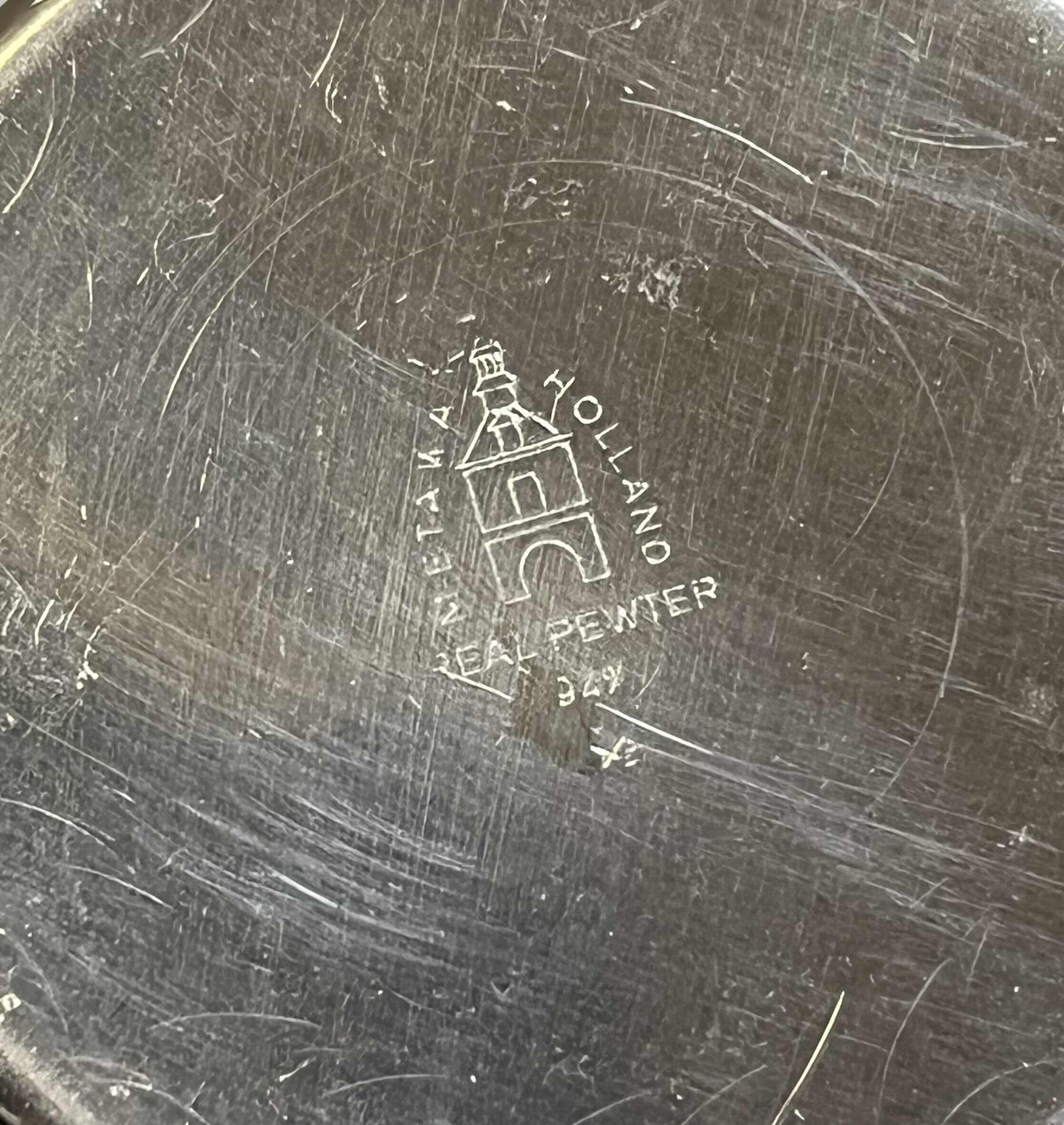 Photo 1 of   METAWA HOLLAND 5PC PEWTER TEA/COFFEE SERVING SET