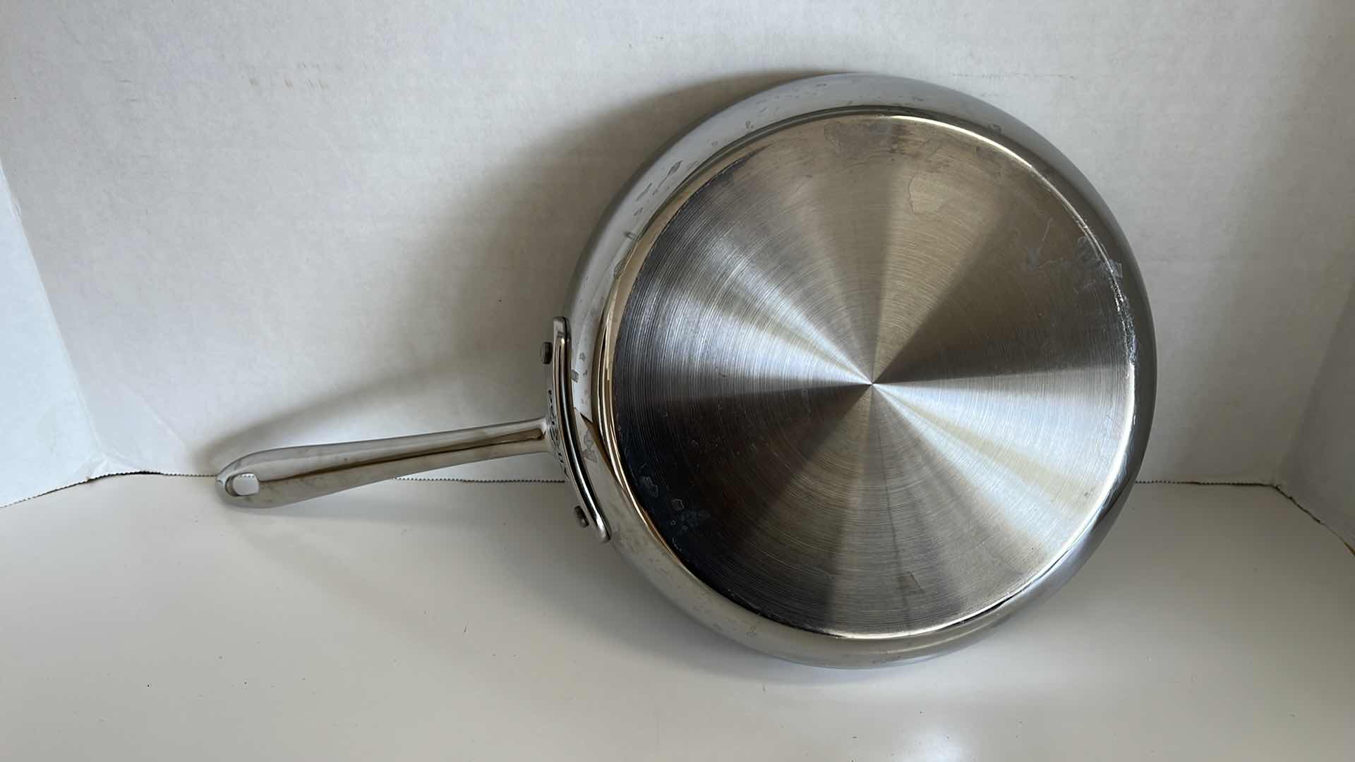 Photo 1 of   ALL CLAD STAINLESS STEEL SKILLET 9.5” X 1.75”