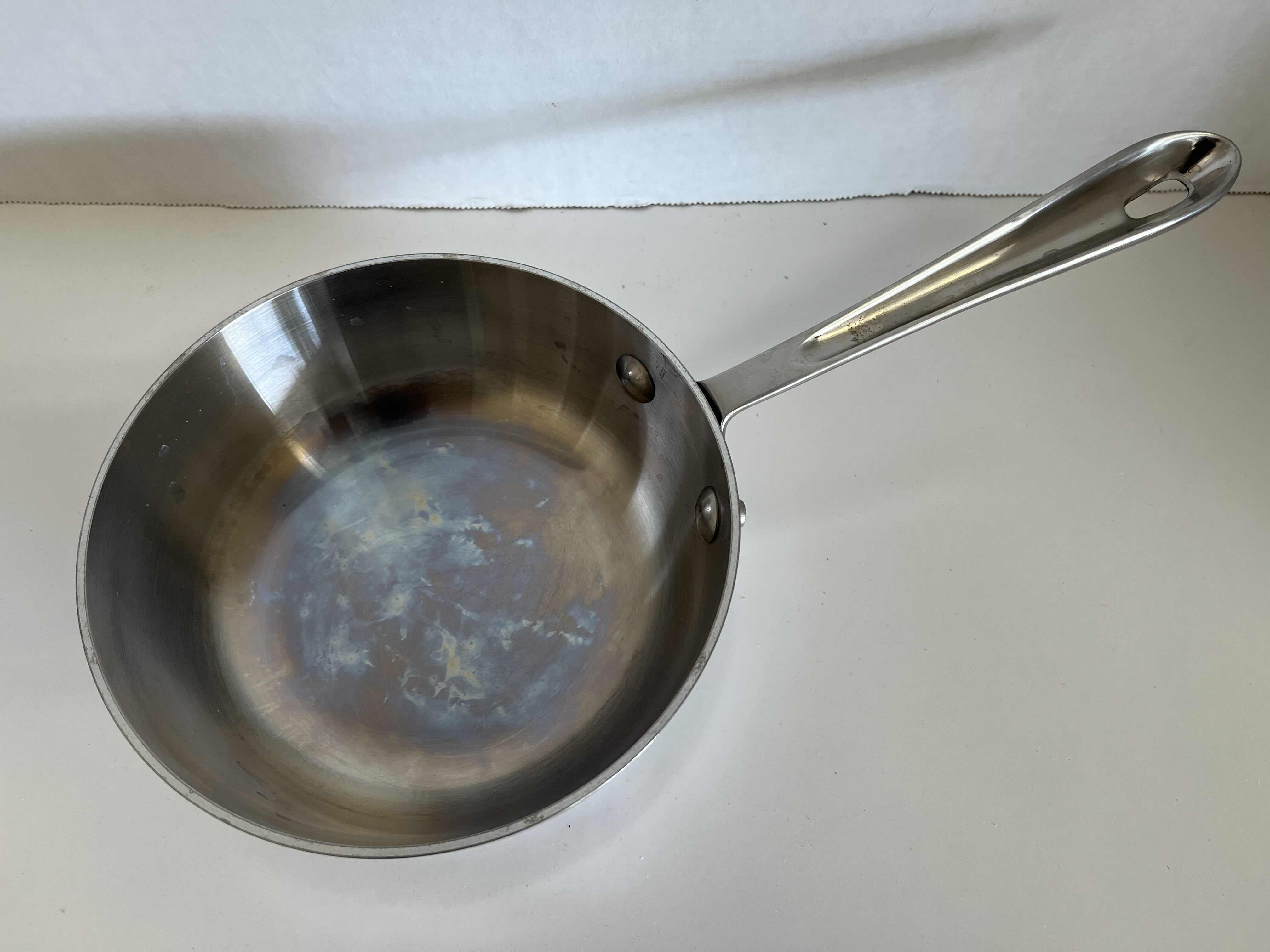 Photo 2 of ALL CLAD STAINLESS STEEL SKILLET 6.5” X 2.25”